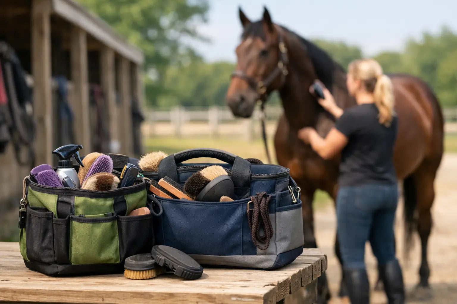 Horse Grooming Bags That Work at the Yard