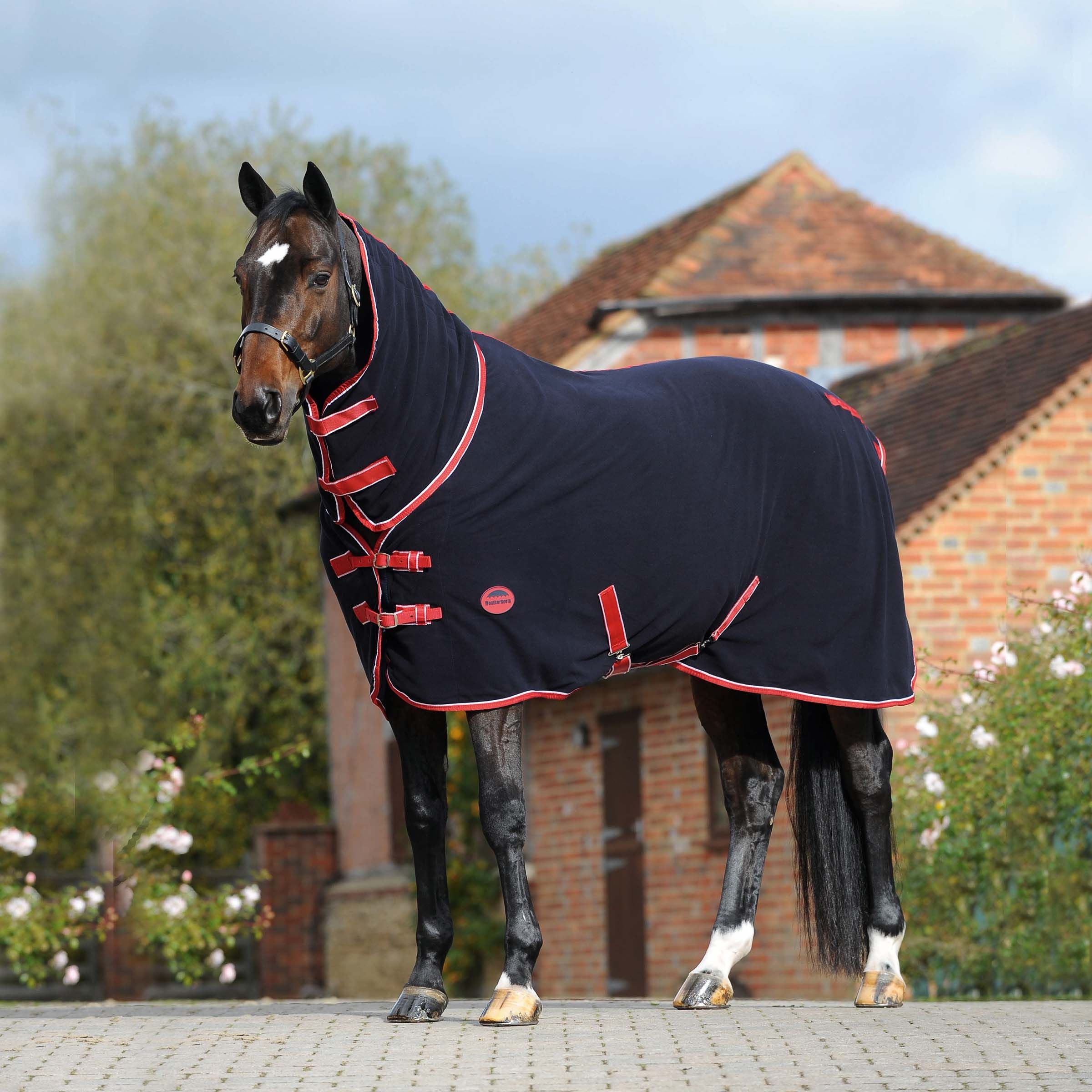 Weatherbeeta Fleece Cooler / Travel Horse Rug, Combo Full Neck