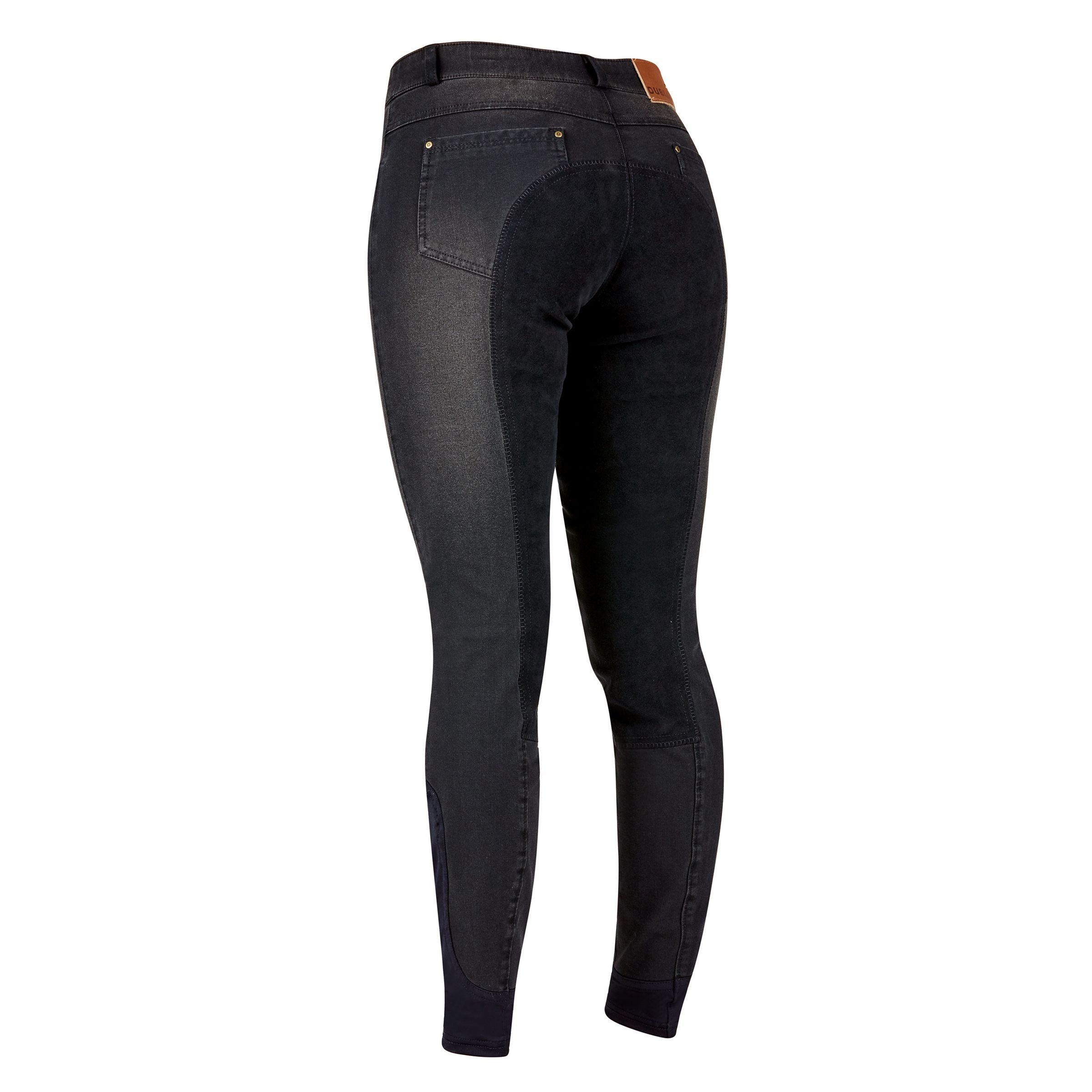DUBLIN BREECHES SHONA FULL SUEDE SEAT DENIM, Womens, 2 Colours, 24"-38"