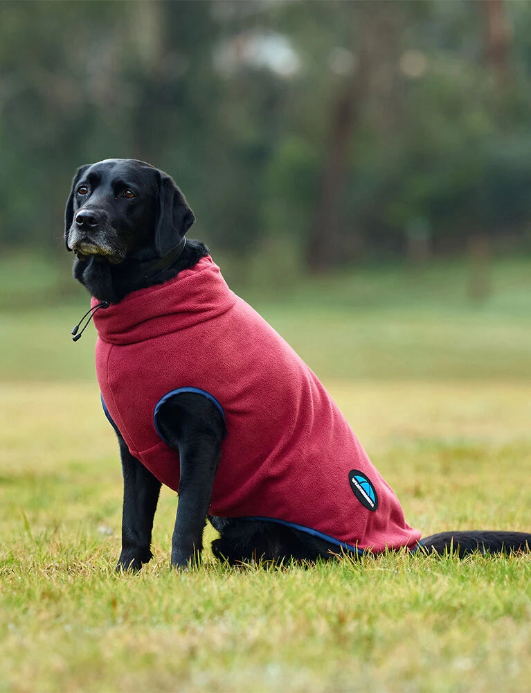 Weatherbeeta Comfitec Fleece Zip Dog Coat, 2 Colour Options, 11 Sizes.