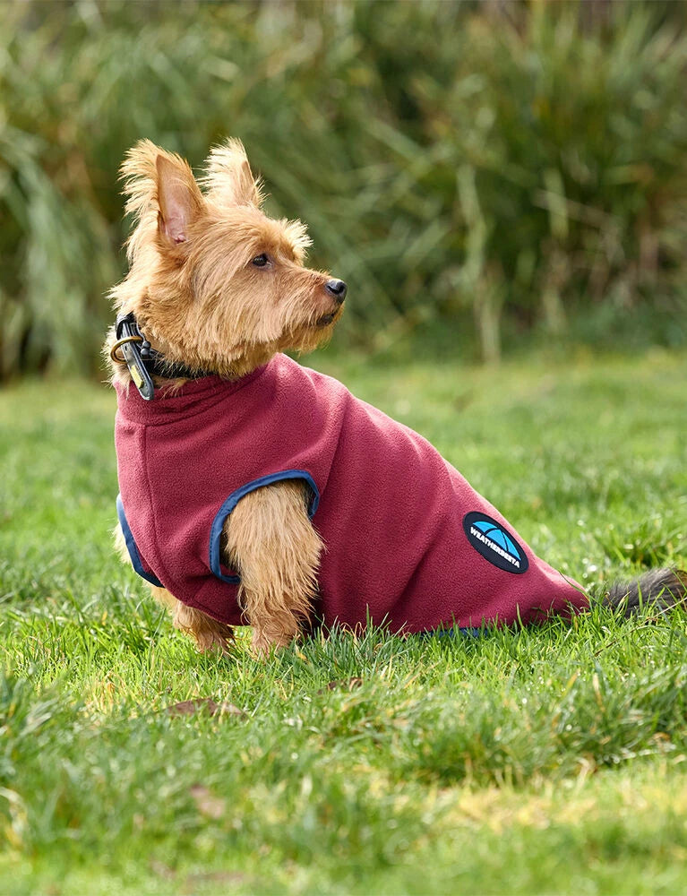 Weatherbeeta Comfitec Fleece Zip Dog Coat, 2 Colour Options, 11 Sizes.