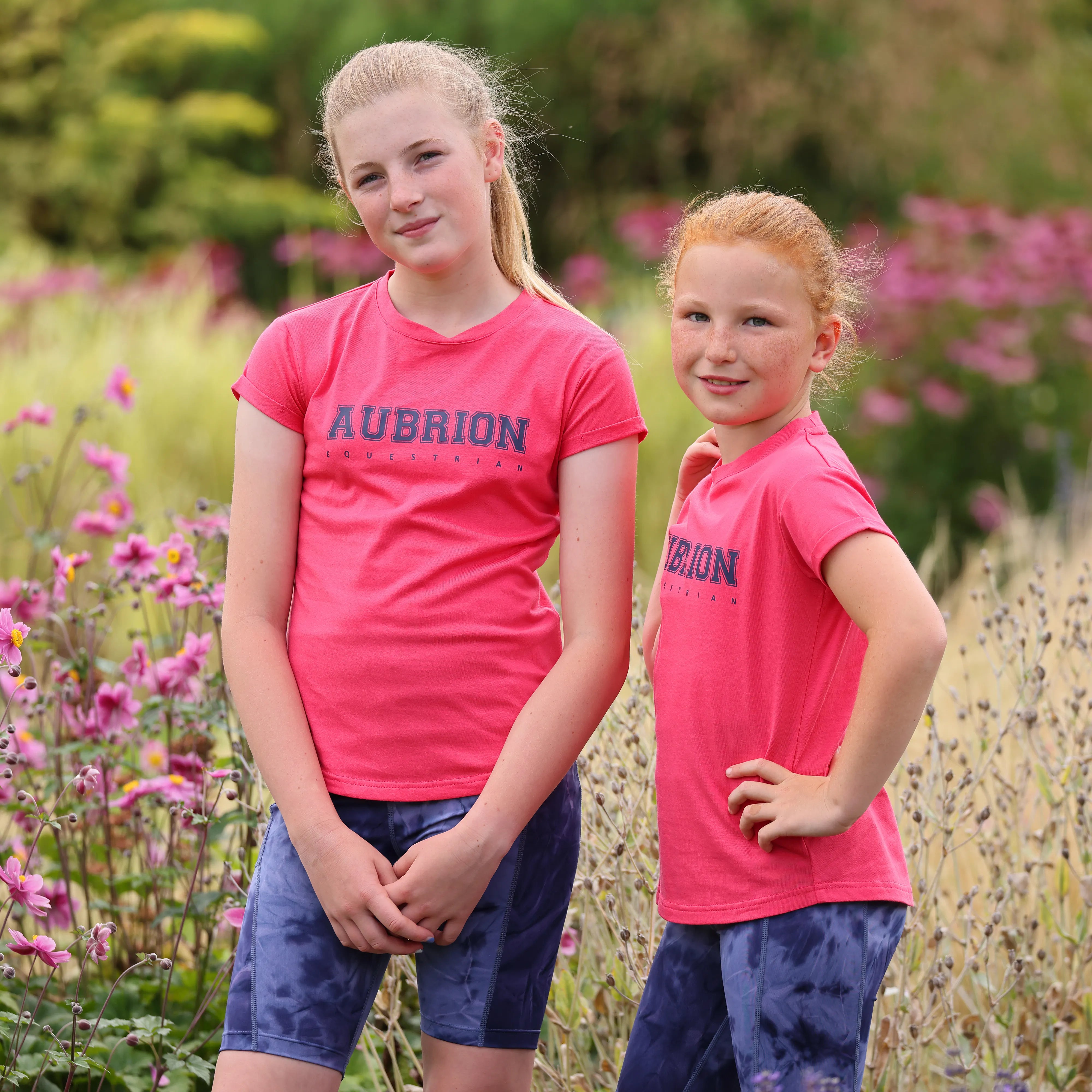 Shires Aubrion Young Riders Repose T-Shirt, Childs, 2 Colours, Ages 7-14
