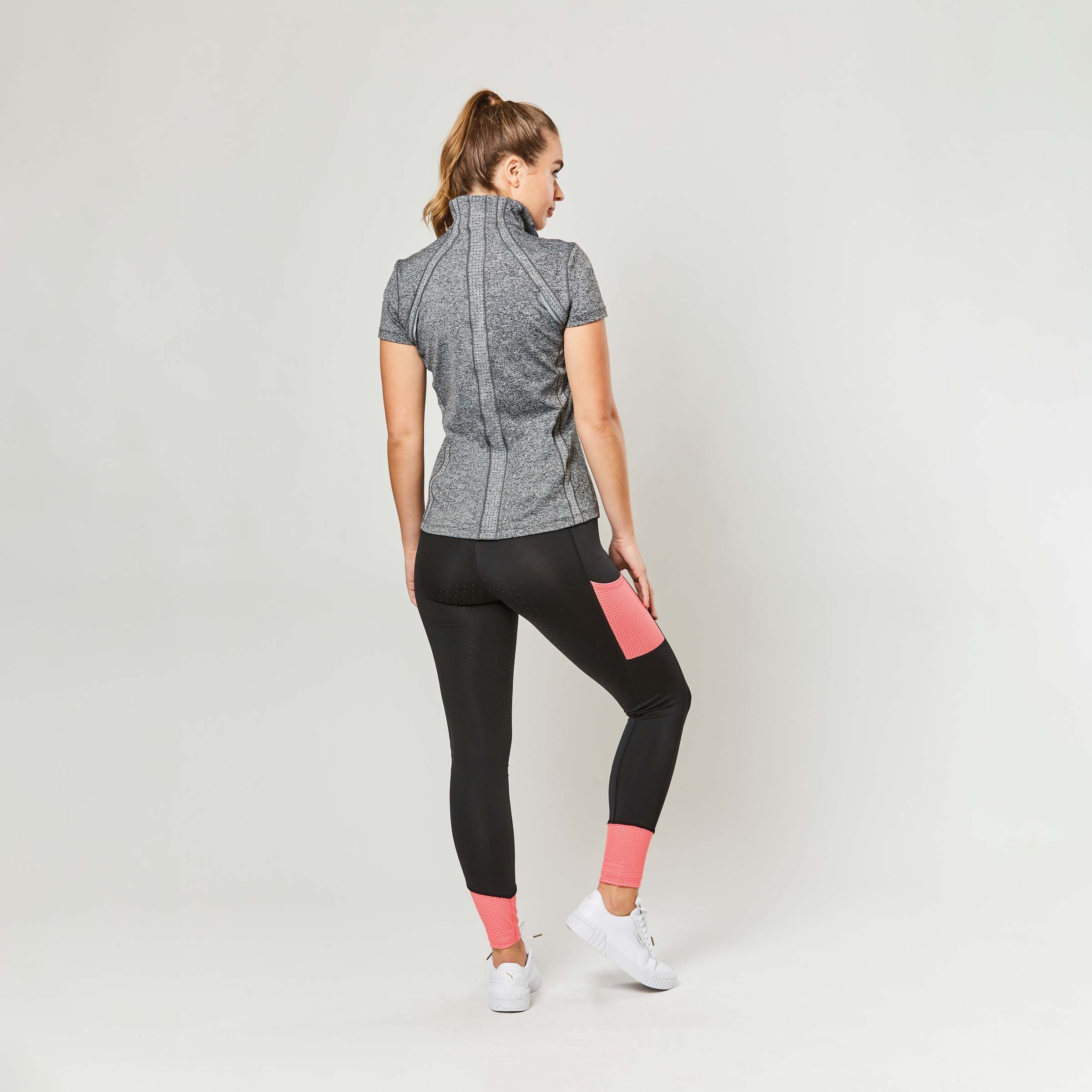 Dublin Riding Tights Power  Performance Mid Rise Colour Block, Womens, 3 Colours