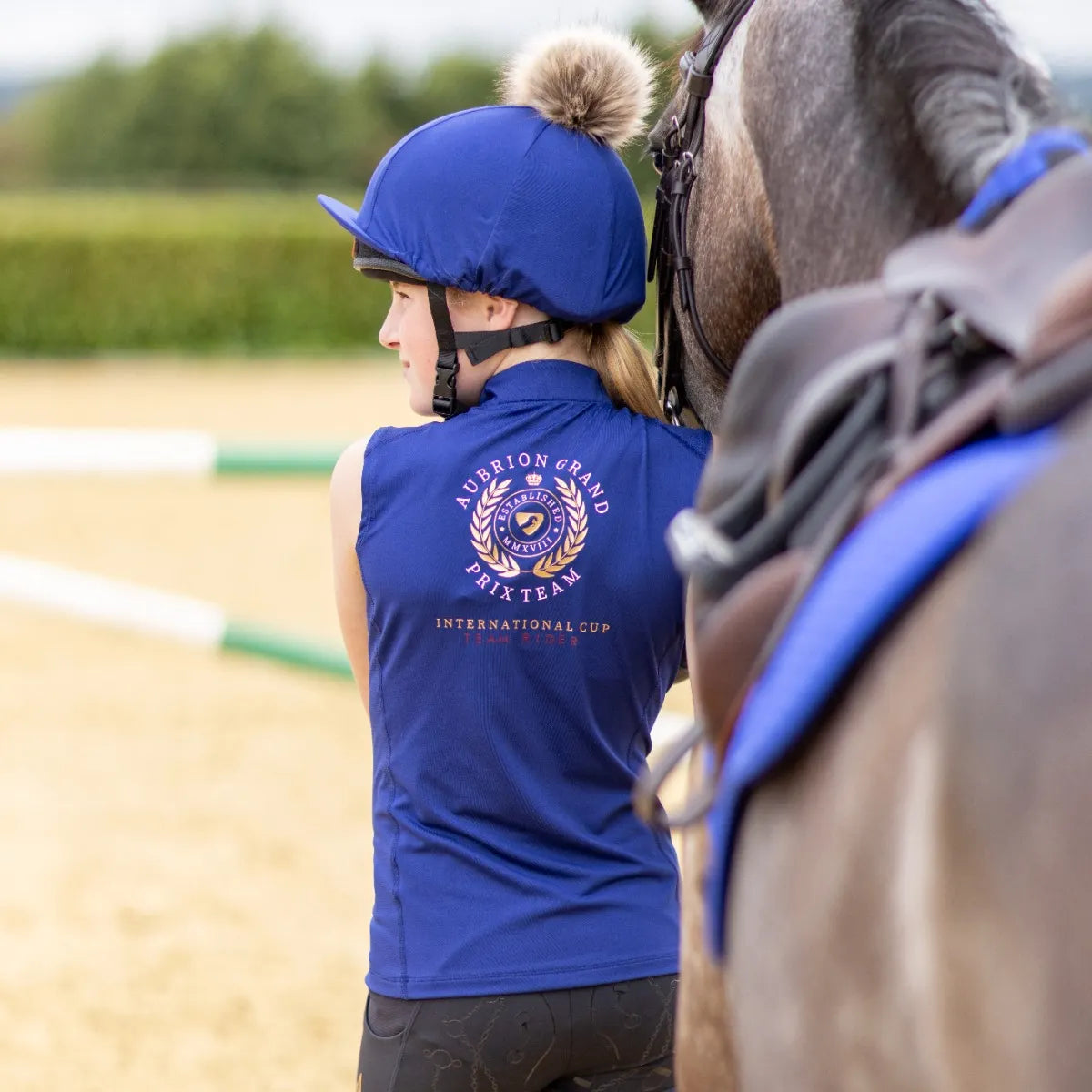 Shires Aubrion Young Rider Team Sleeveless Base layer , Childs,  2 Colours