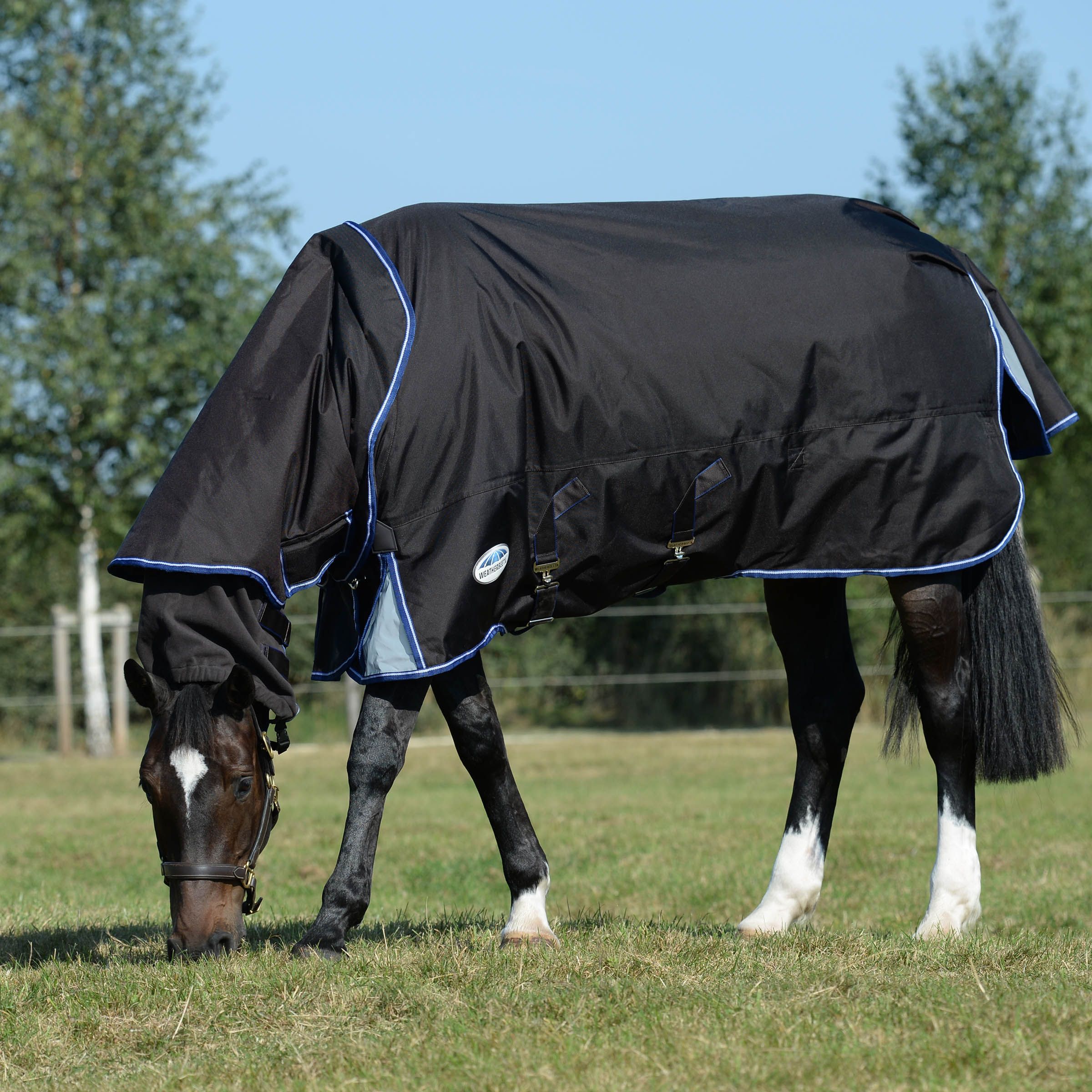 WeatherBeeta ComFiTec Ultra Cozi II Turnout Rug, Detach-A-Neck, 1680 Den, 100g