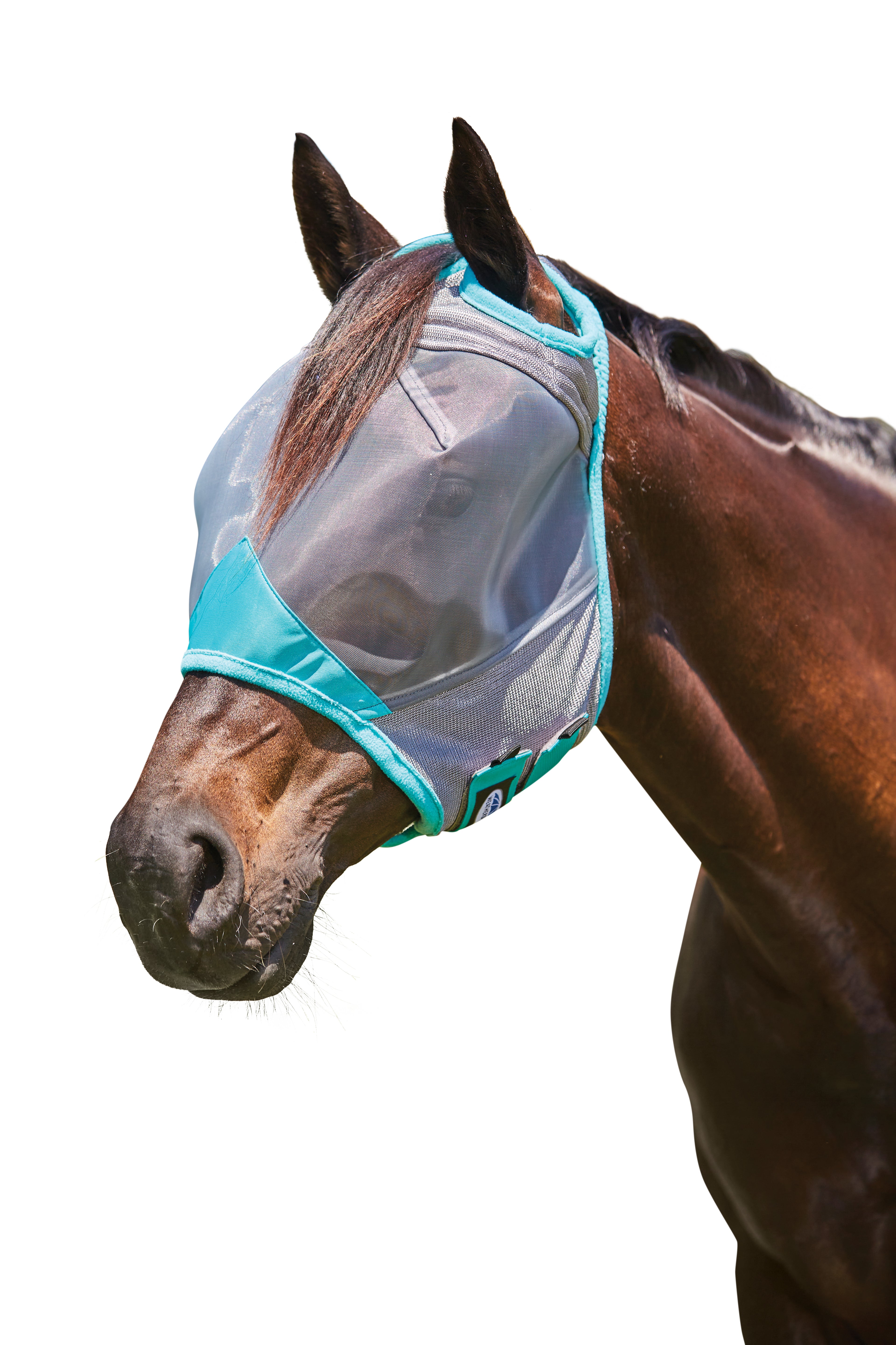 WeatherBeeta ComFiTec Deluxe Fine Mesh Fly Mask,  No Ears, UV Protect
