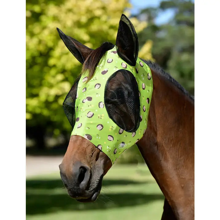 WeatherBeeta Deluxe Stretch Bug Eye Saver Fly Mask, with Ears, UV, 10 Colours