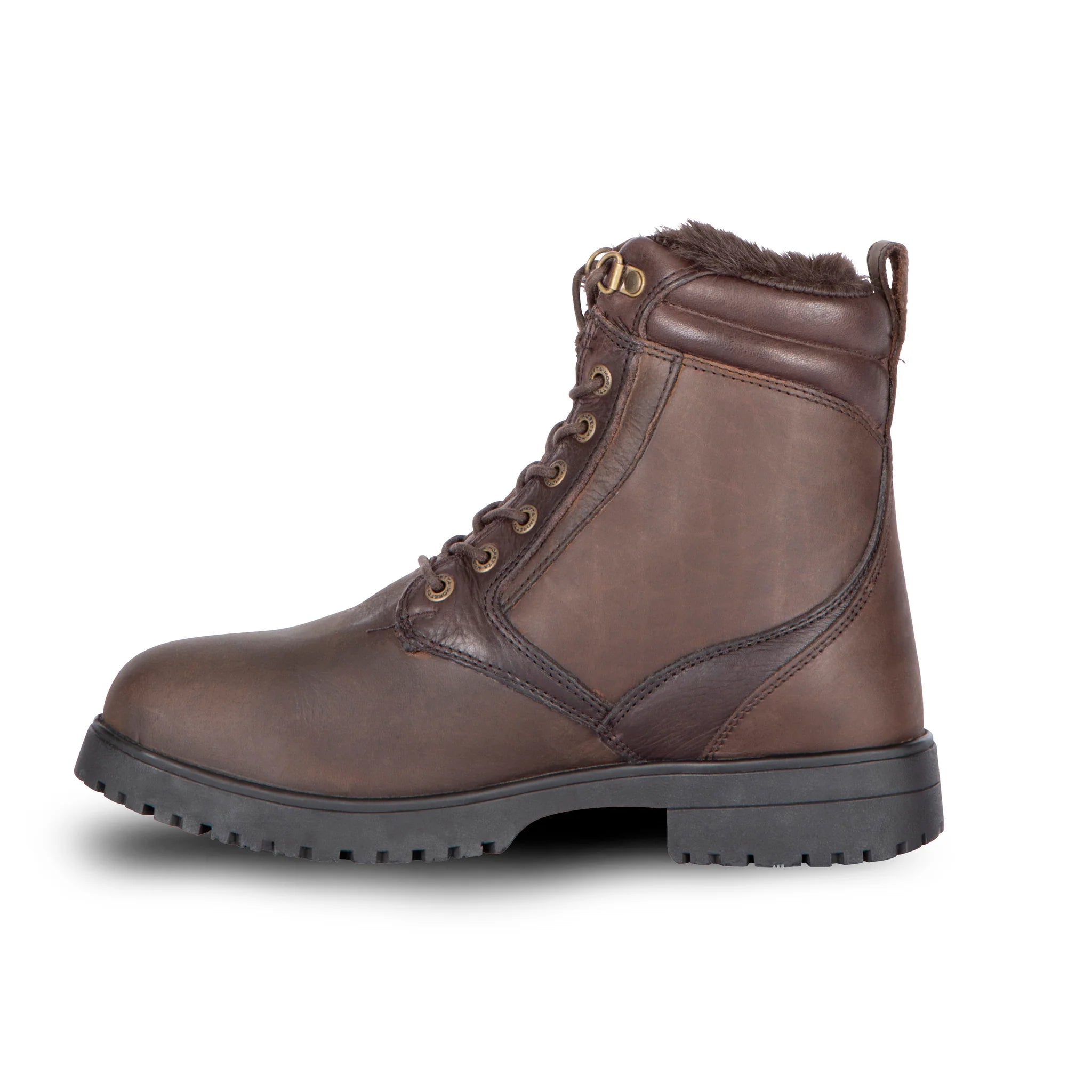 Shires Moretta Varese Lace Country Boots, Waterproof, Yard Boots, Brown