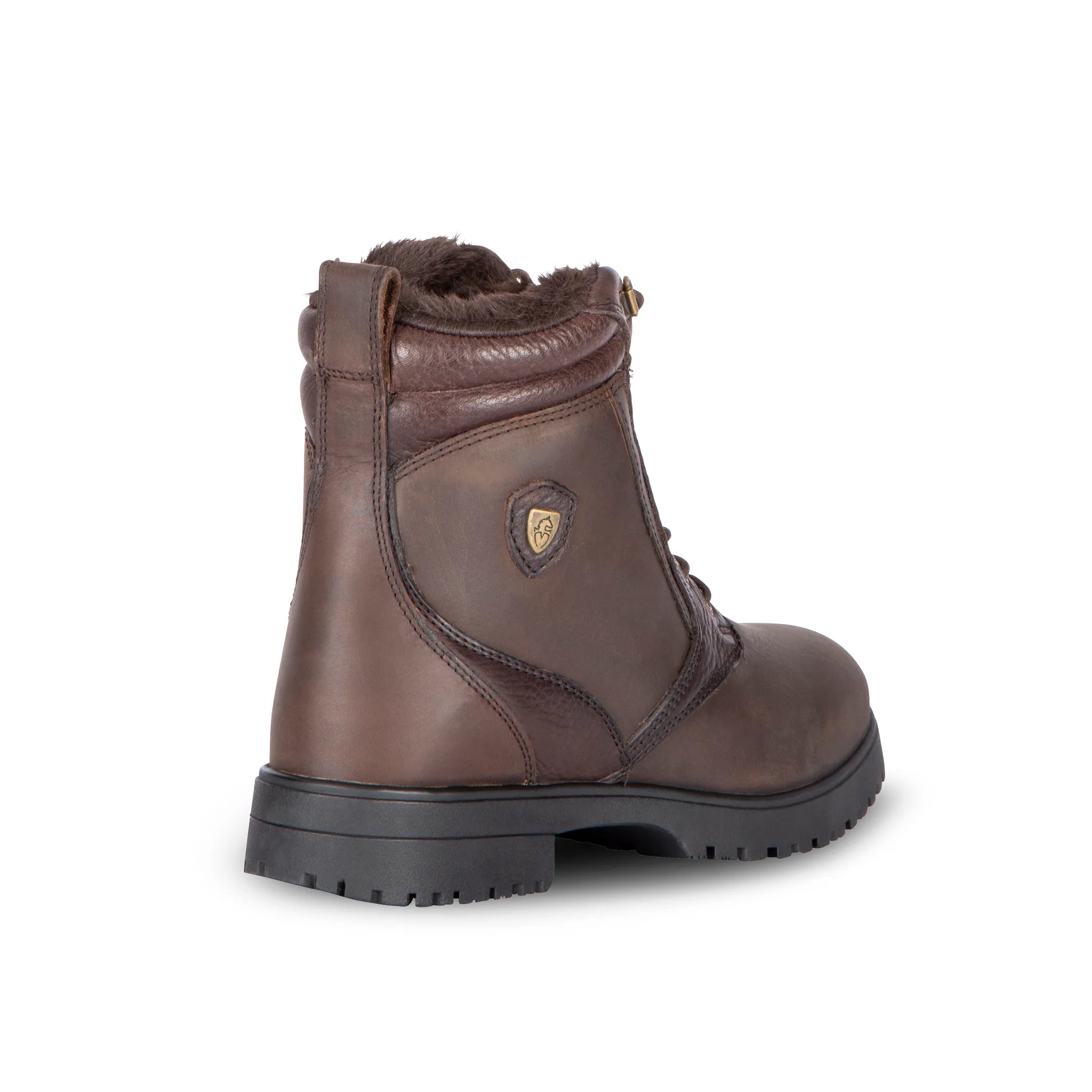 Shires Moretta Varese Lace Country Boots, Waterproof, Yard Boots, Brown