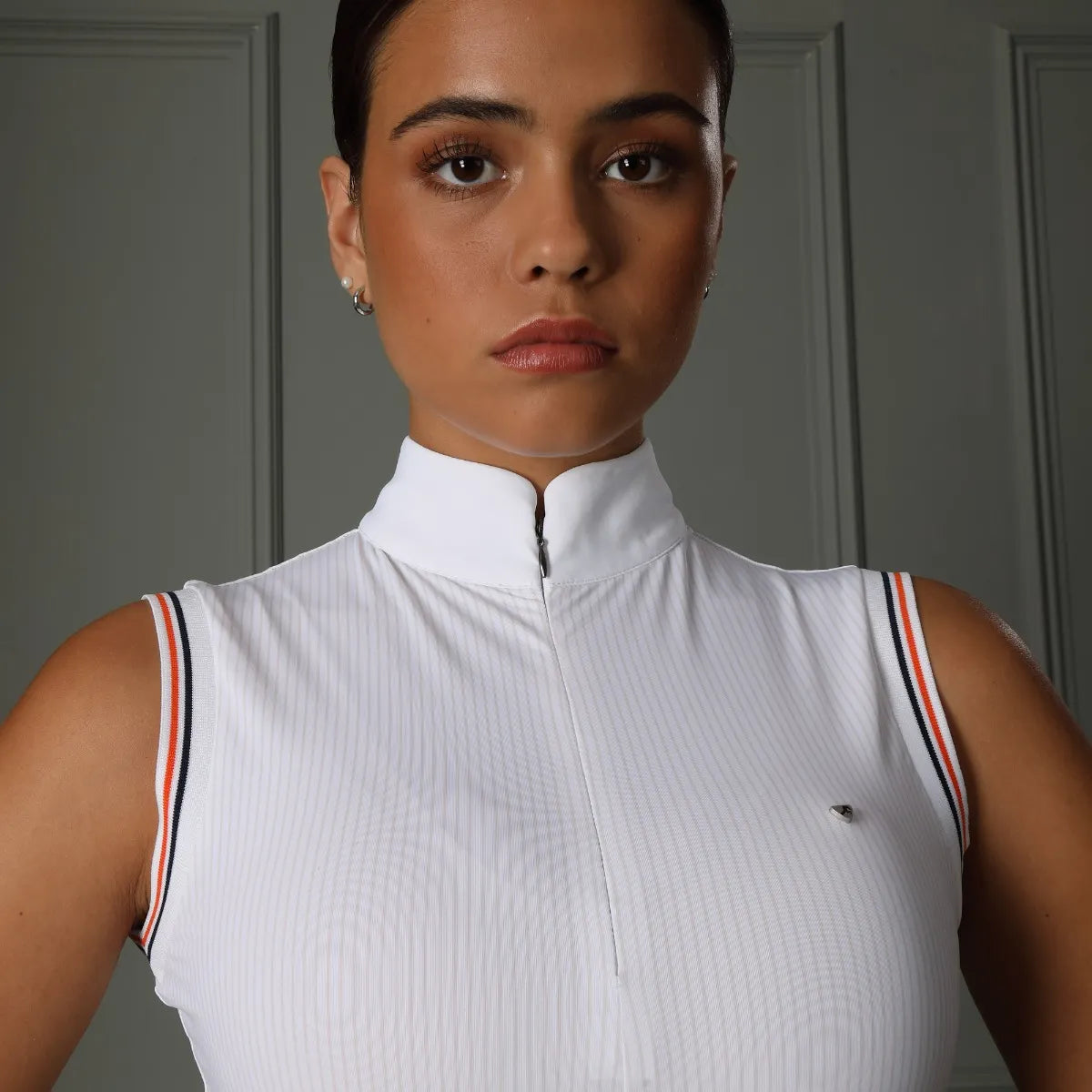 Shires Aubrion Ladies Arcaster Sleeveless Show Shirt, Womens, 3 Colours,XXS-XXXL