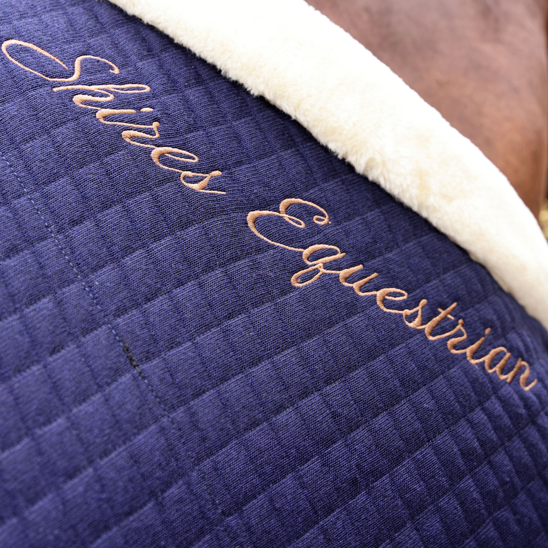 Shires Deluxe Tech Cooler Rug, Horse rug,  Navy,  5'0" - 7'3"