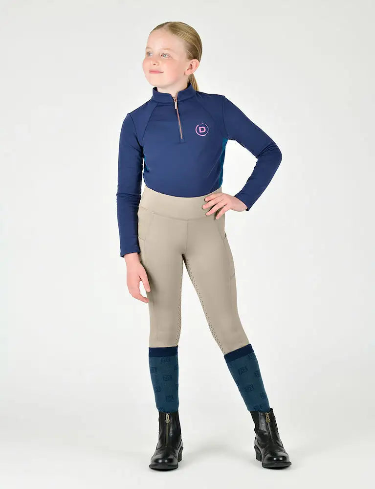 Dublin Everyday Girls Horse Riding Tights, Childs, 4 Colours