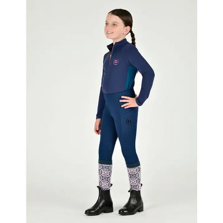 Dublin Everyday Girls Horse Riding Tights, Childs, 4 Colours