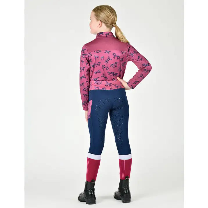 Dublin Everyday Girls Horse Riding Tights, Childs, 4 Colours