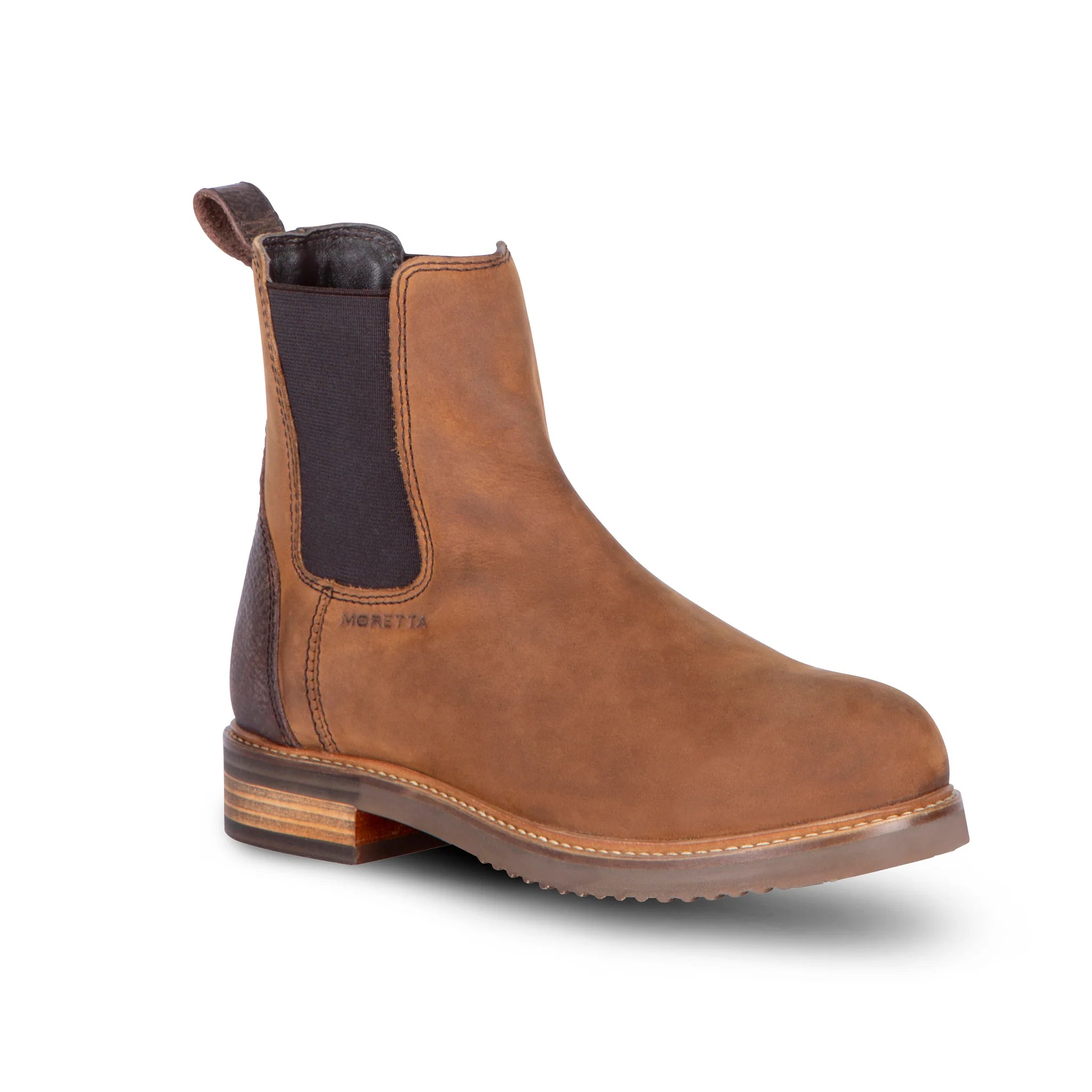 Shires Moretta Modena Chelsea Boots,  Tan, Sizes UK 4-9.