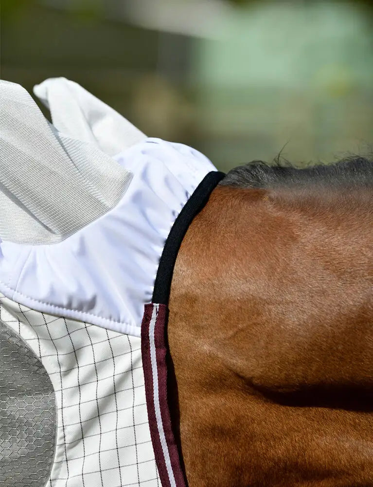 WEATHERBEETA Hybrid Seasons Fly Mask, Horse/Pony, UV Block, Ears & Nose Cover