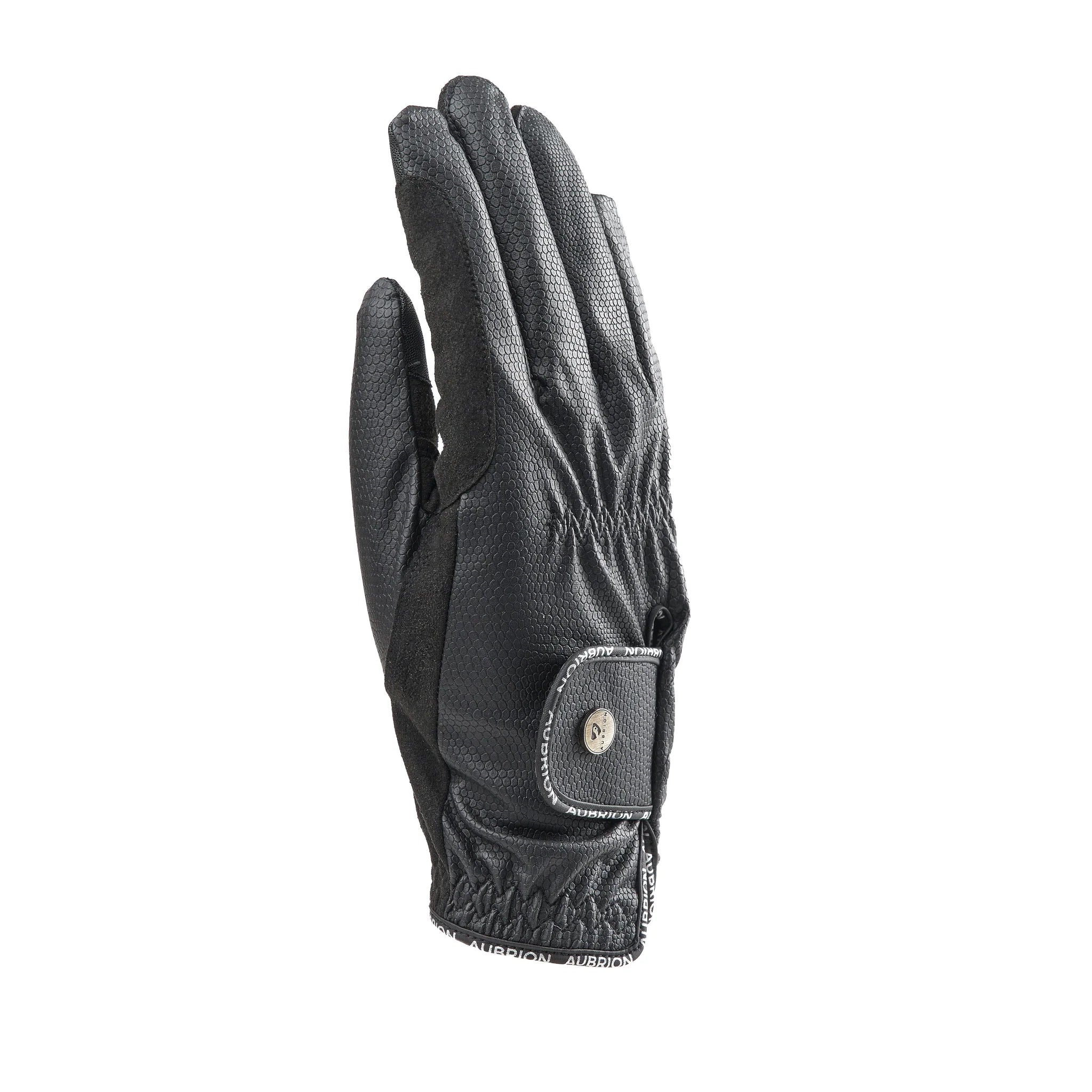 Shires Aubrion Stadium Riding Gloves, Adult, Black, Navy, Brown or White.