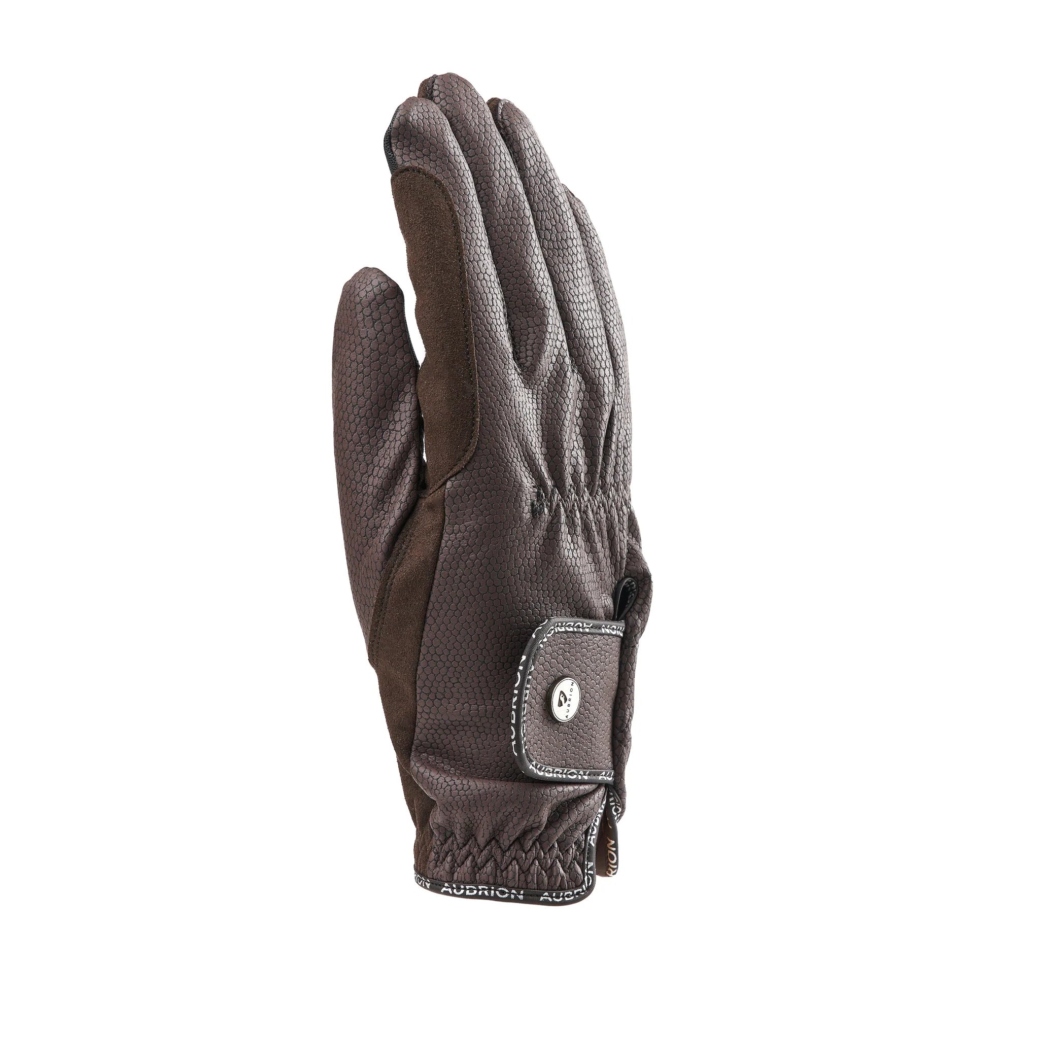 Shires Aubrion Stadium Winter Riding Gloves, Black or Brown.
