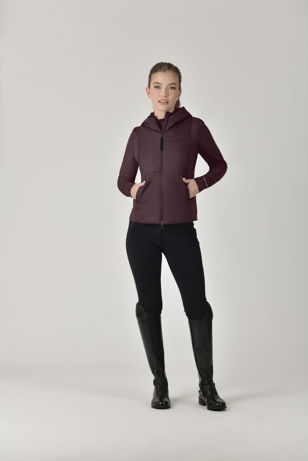 Weatherbeeta Hybrid Padded Ladies Jacket, Coat With Hood, Slim Fit