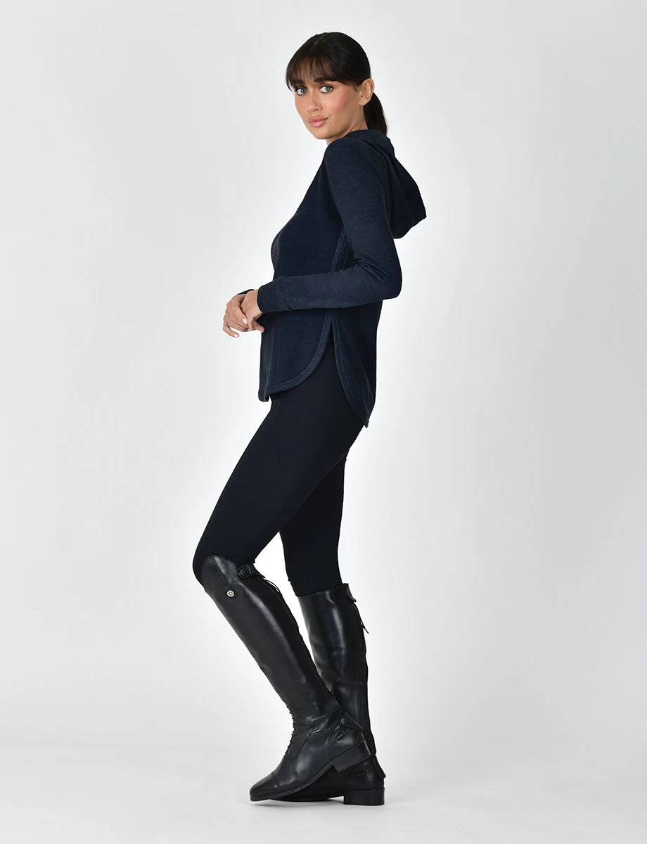 Weatherbeeta Ladies London Layer Long Sleeve Top With Hood