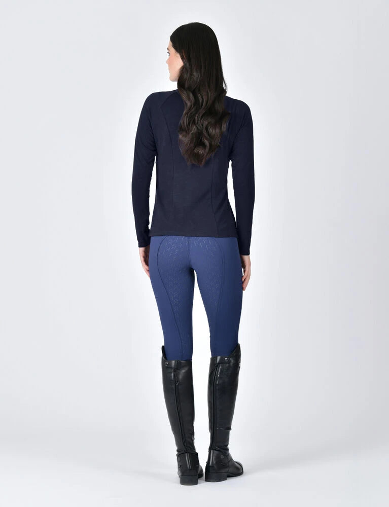 Weatherbeeta Ladies Bamboo Long Sleeve Performance Base Layer, 3 Colours.