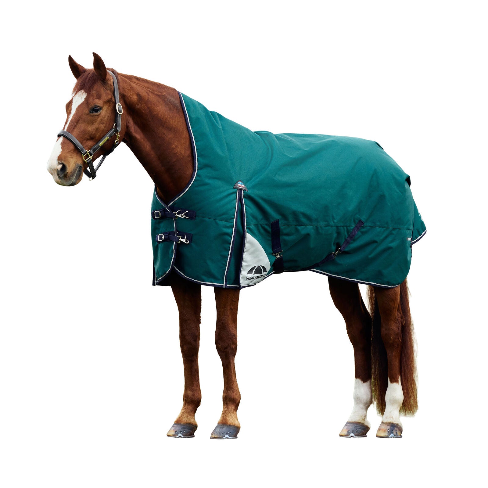 WEATHERBEETA COMFITEC PLUS DYNAMIC 220G HORSE TURNOUT RUG, HIGH NECK, 1200D