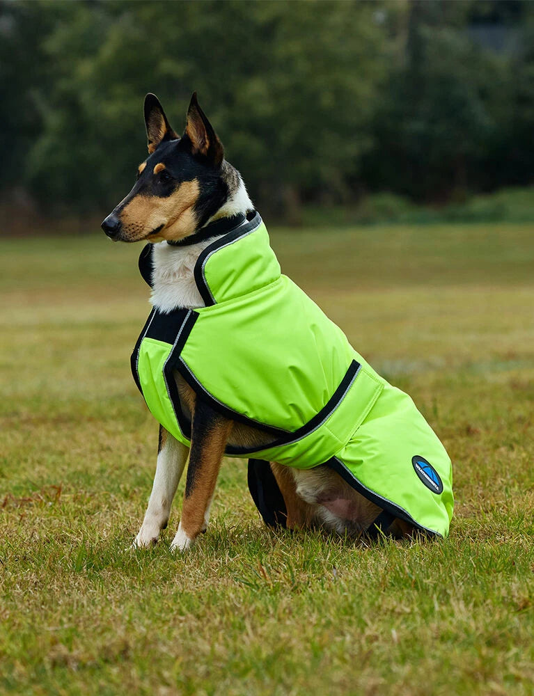 Weatherbeeta Comfitec Reflective 300D Deluxe Showerproof Dog Coat,  11 Sizes.