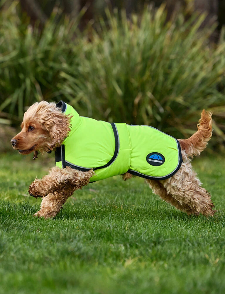 Weatherbeeta Comfitec Reflective 300D Deluxe Showerproof Dog Coat,  11 Sizes.
