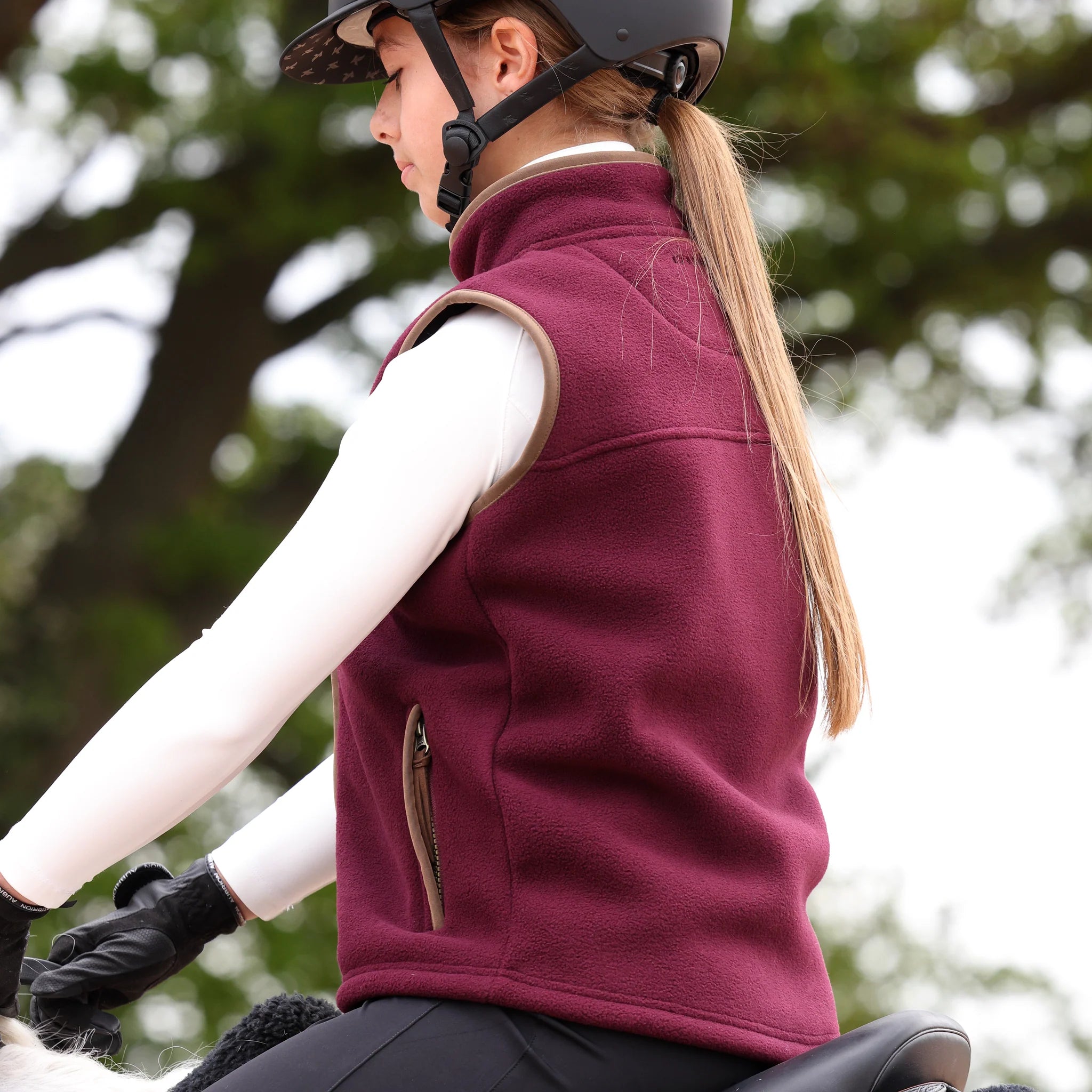 Shires Aubrion Core Fleece Gilet - Young Rider, 4 Colours, Age 7-14