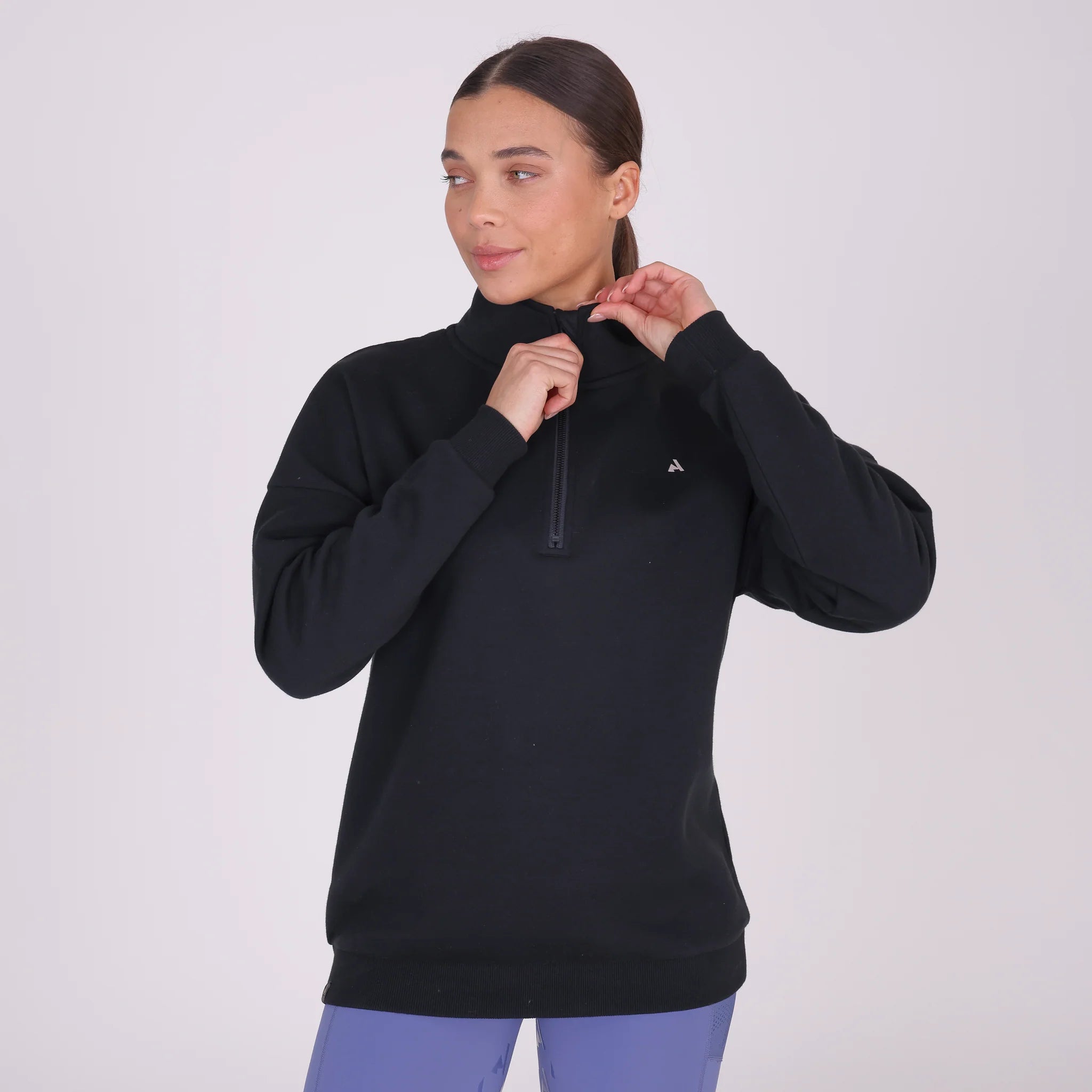Shires Aubrion React Half Zip Sweatshirt / Jacket, Ladies,