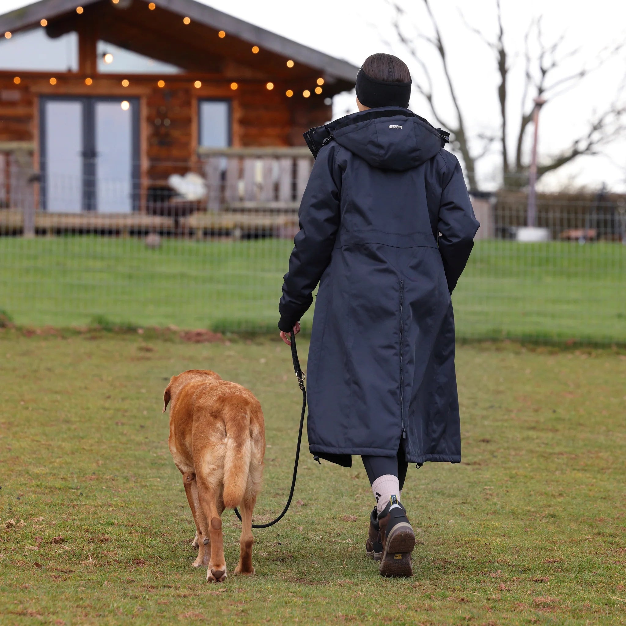 Shires Aubrion React Long Coat, Ladies, Waterproof, Hood,