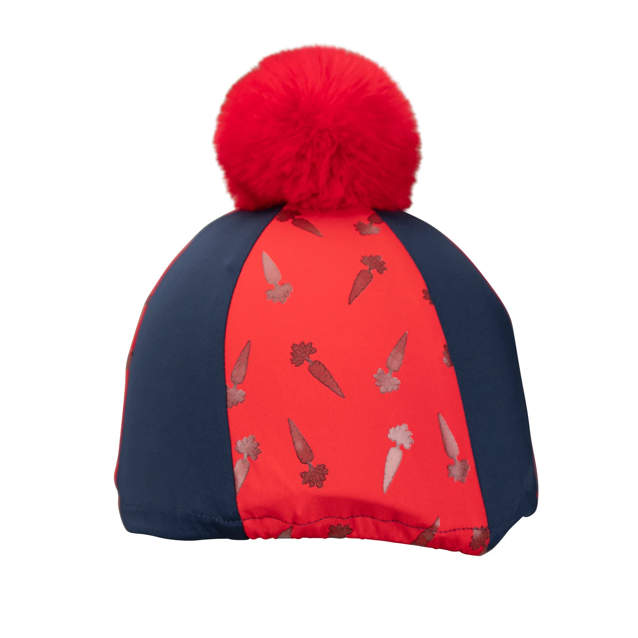 Shires Winnie & Me Skull Hat Silk Cover,  Navy/Red,  One size.