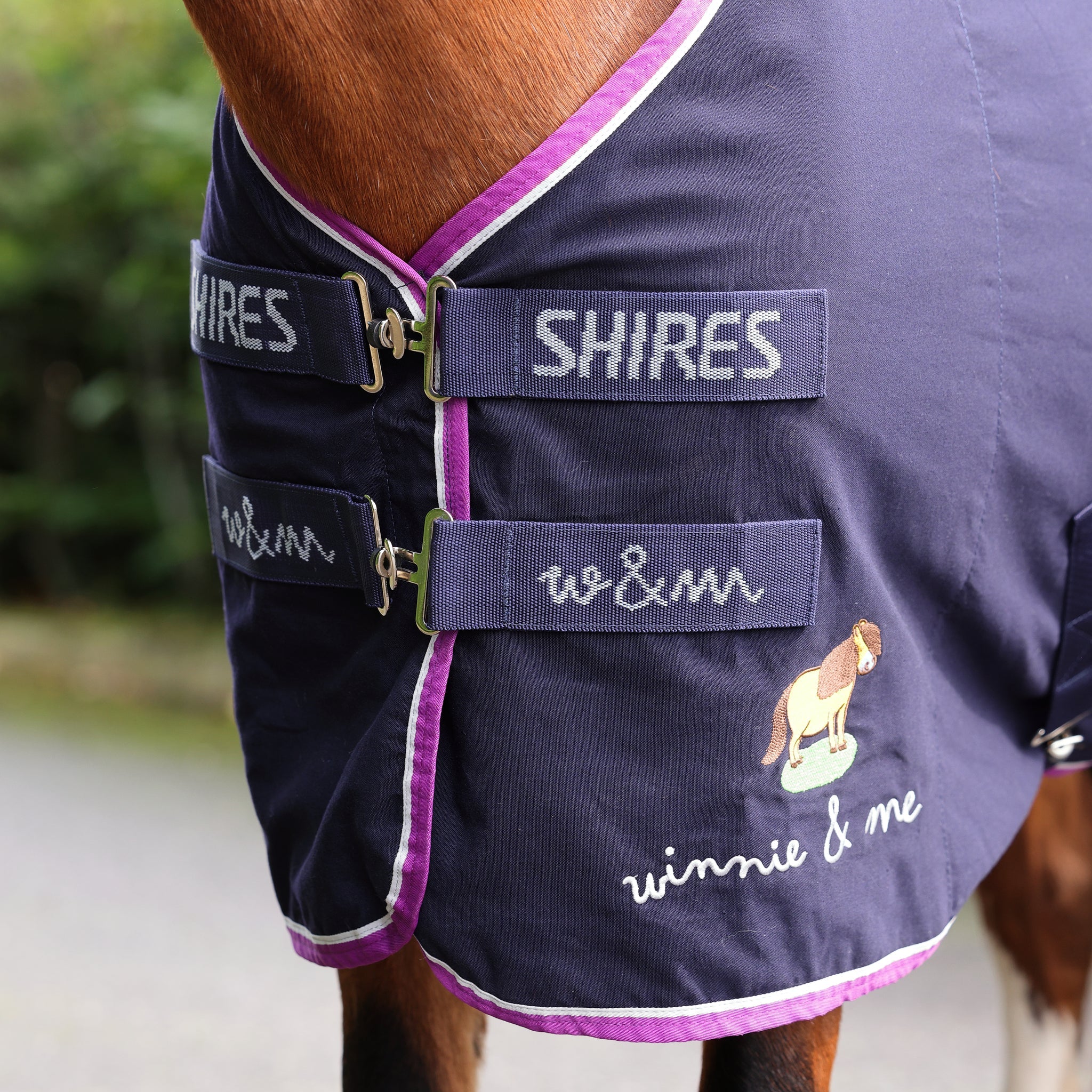 Shires Winnie & Me Stable Sheet, Travel Rug,  Pony,  3'6" - 5'3", Navy