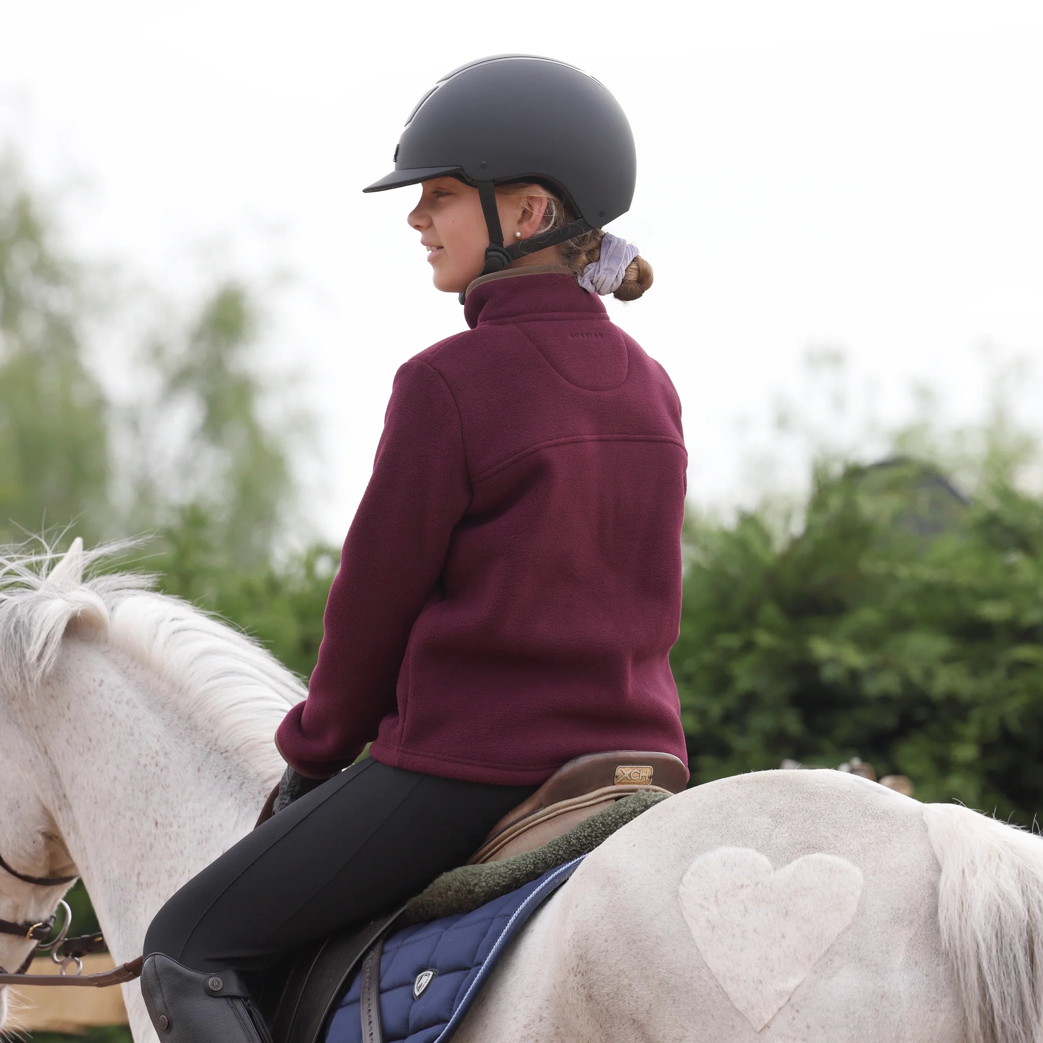 Shires Aubrion Core Half Zip Fleece - Young Rider, Age 7-14, 4 Colours
