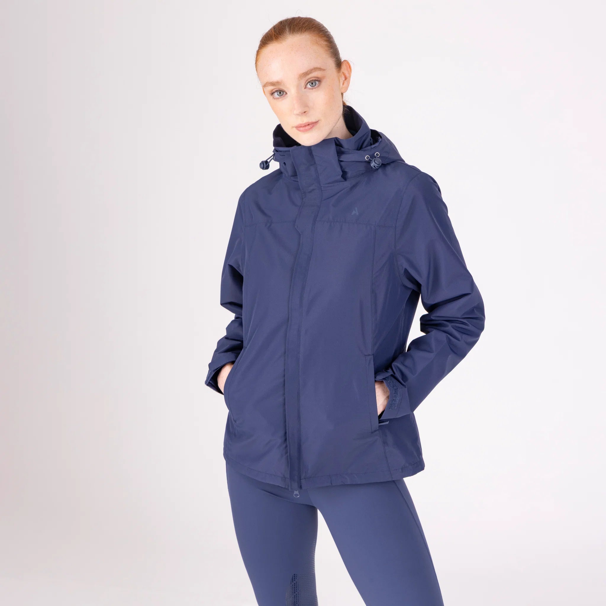 Shires Aubrion React Waterproof Coat, Womens, Hooded.