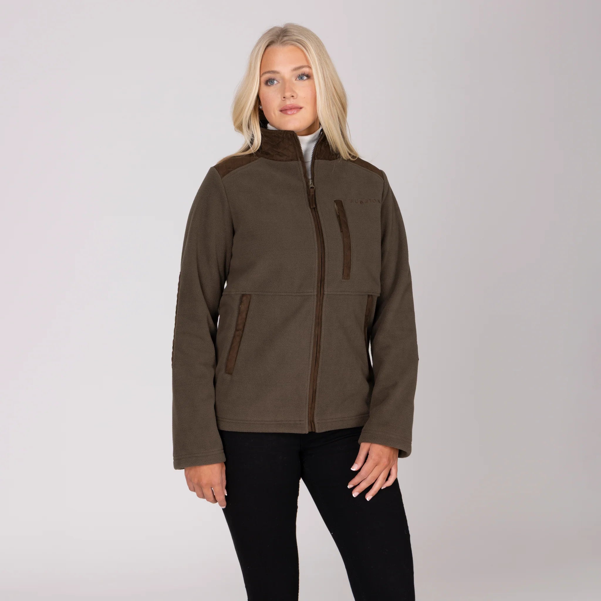 Shires Aubrion Heritage Full Zip Fleece Jacket - Unisex, Showerproof,