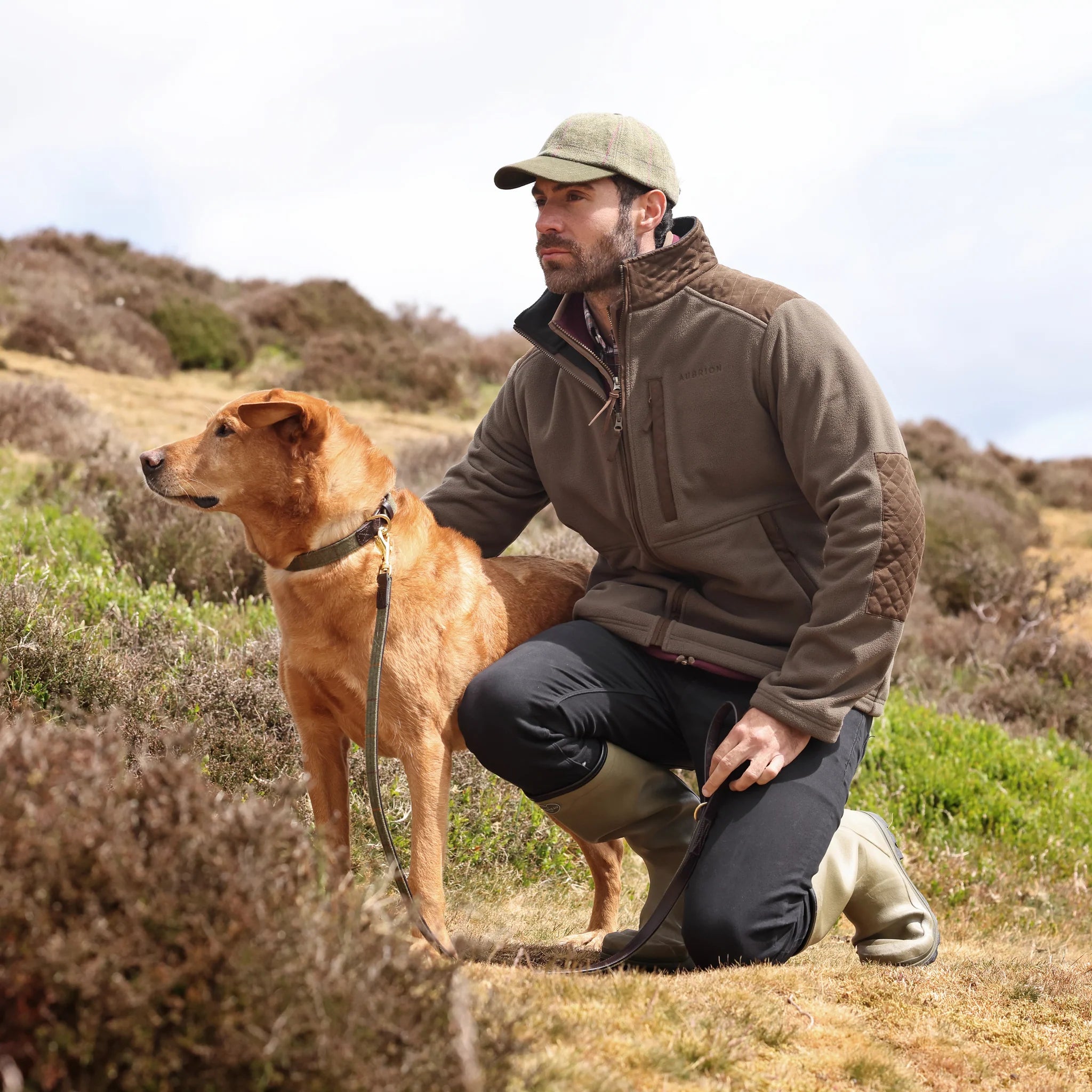 Shires Aubrion Heritage Full Zip Fleece Jacket - Unisex, Showerproof,