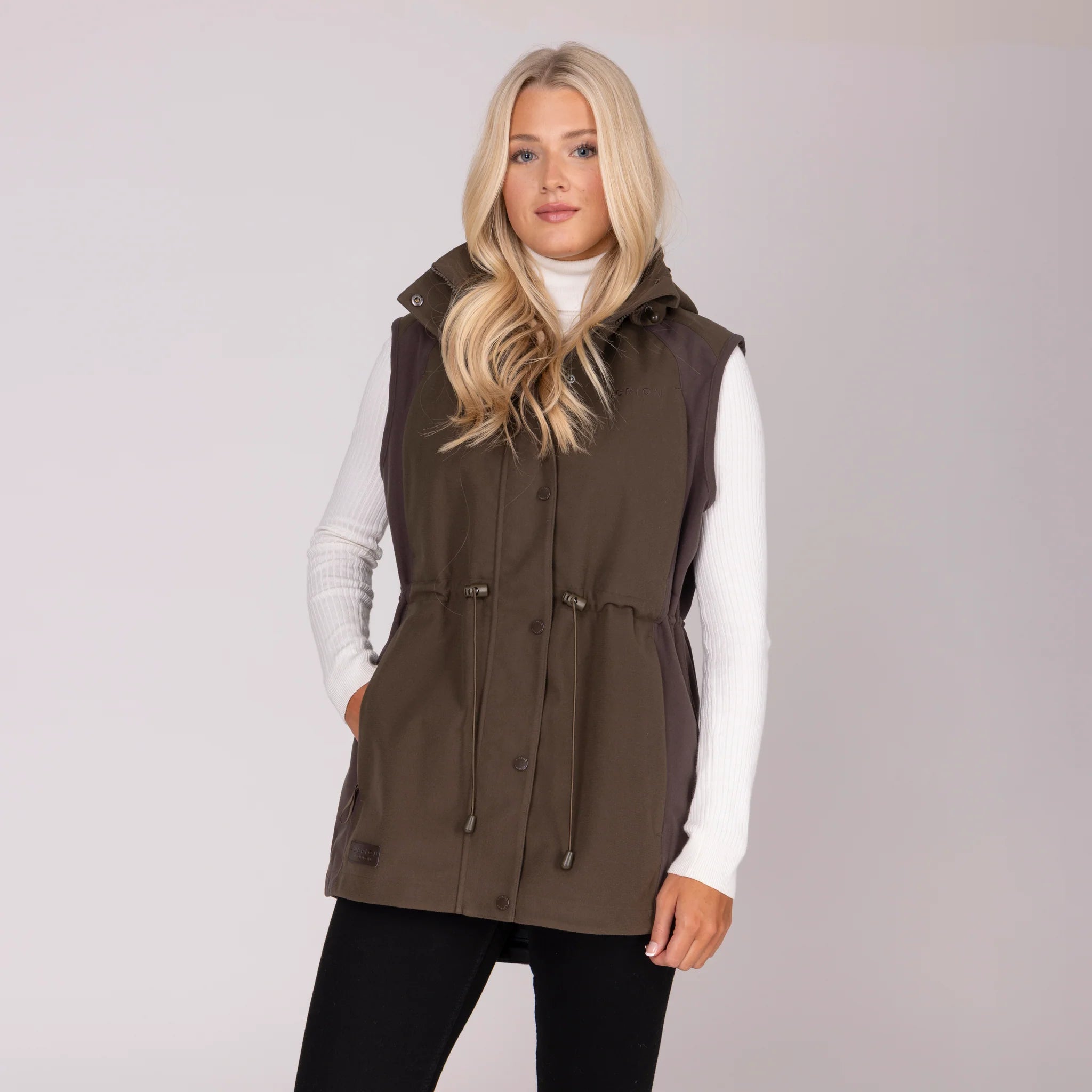 Shires Aubrion Heritage  Gilet - Unisex, Waterproof, Detach Hood