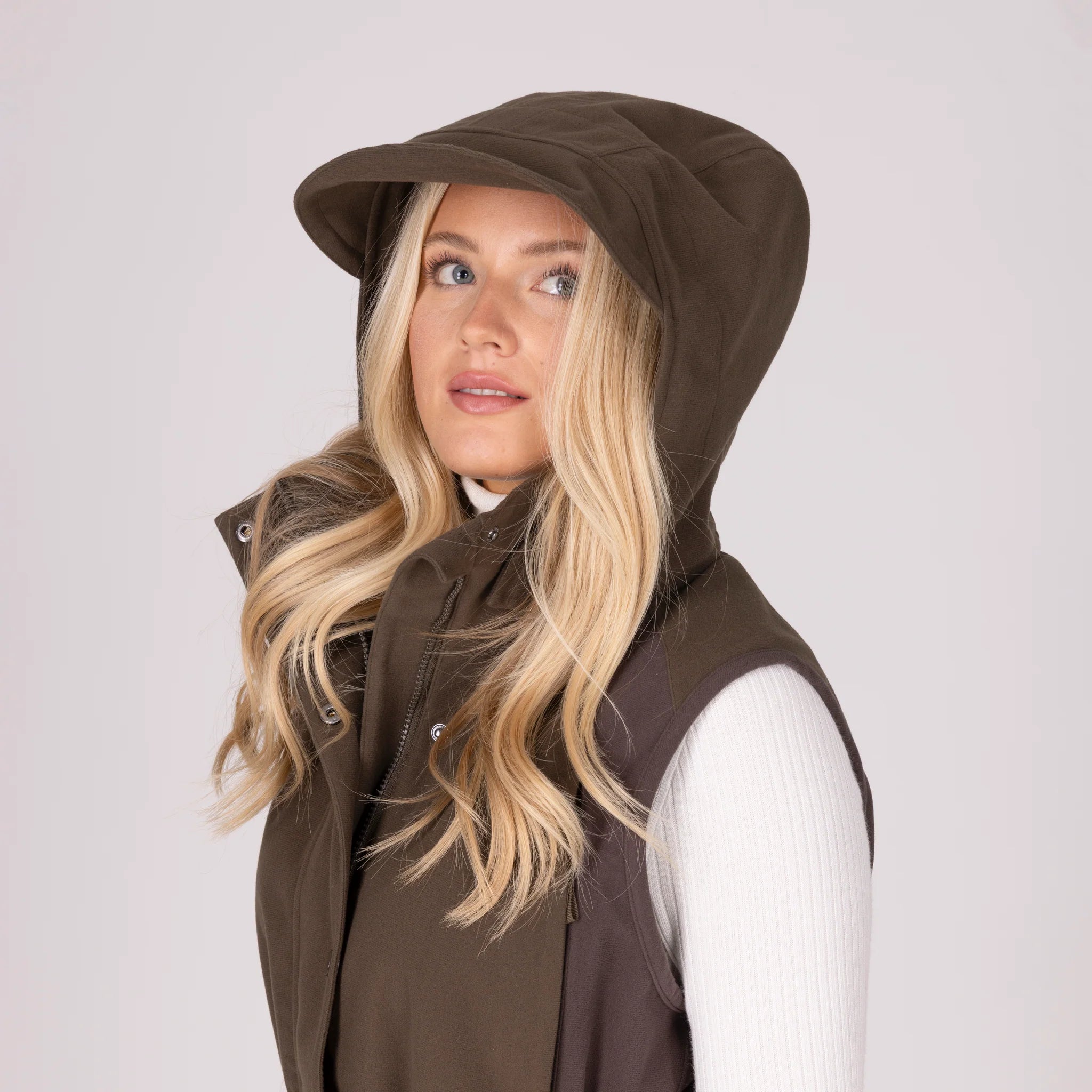 Shires Aubrion Heritage  Gilet - Unisex, Waterproof, Detach Hood