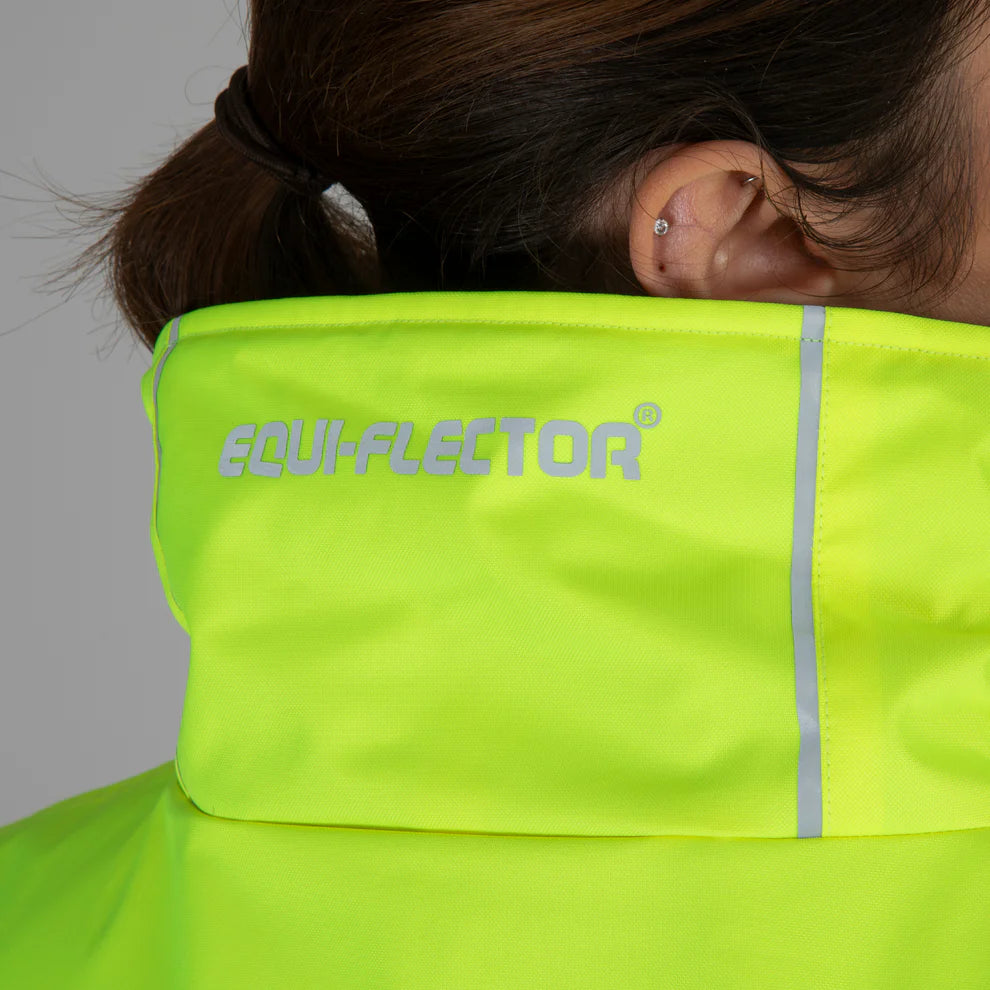 Shires EQUI-FLECTOR® Young Riders Gilet, Waterproof, Flourescent Yellow