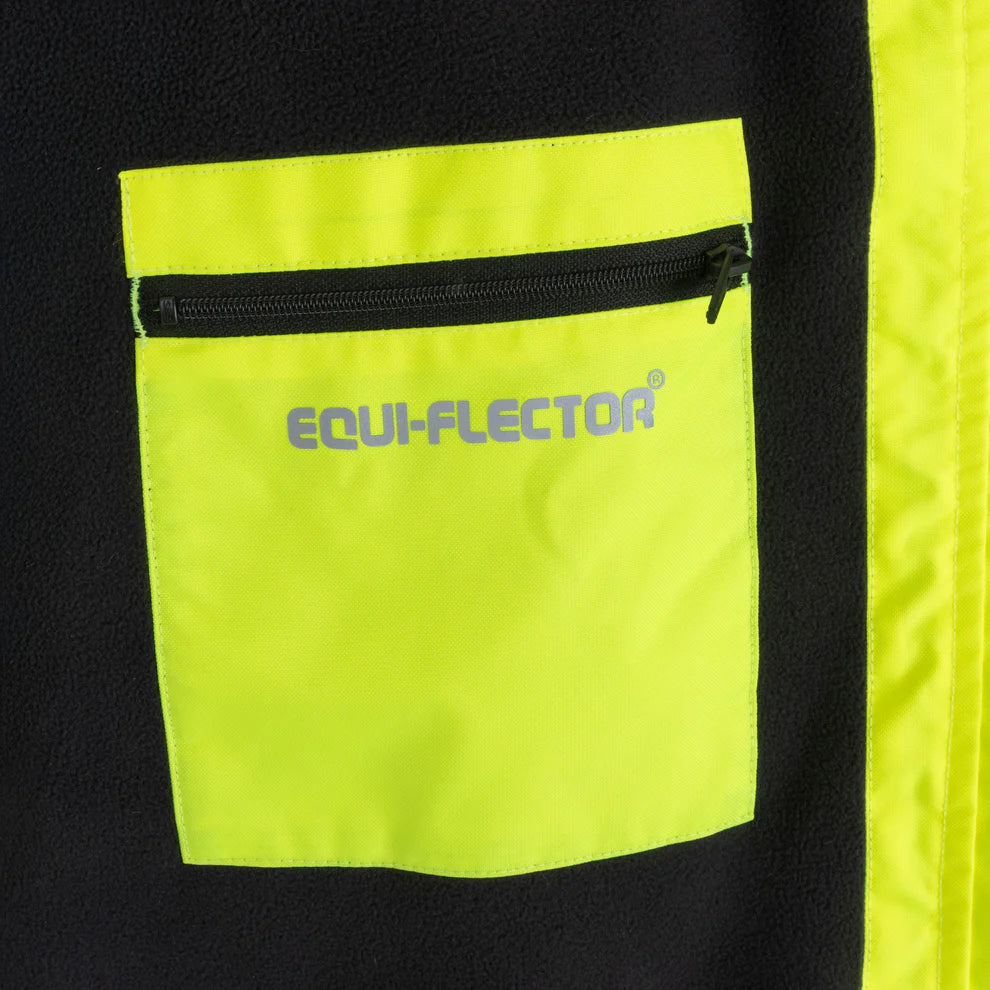 Shires EQUI-FLECTOR® Young Rider Jacket Coat, Waterproof, Flourescent Yellow