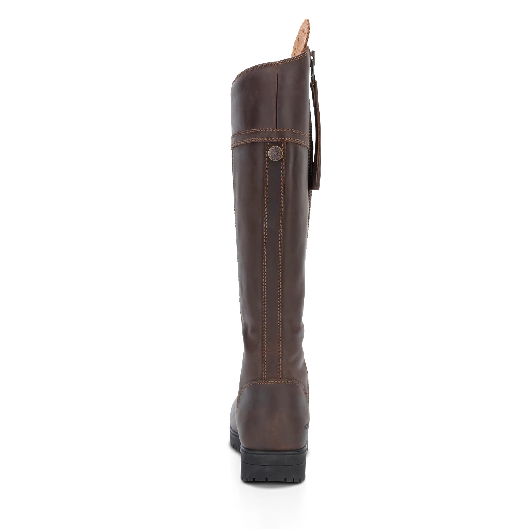 Shires Moretta Mirabella Country / Yard Boots, Waterproof, Zip Fastening, Brown