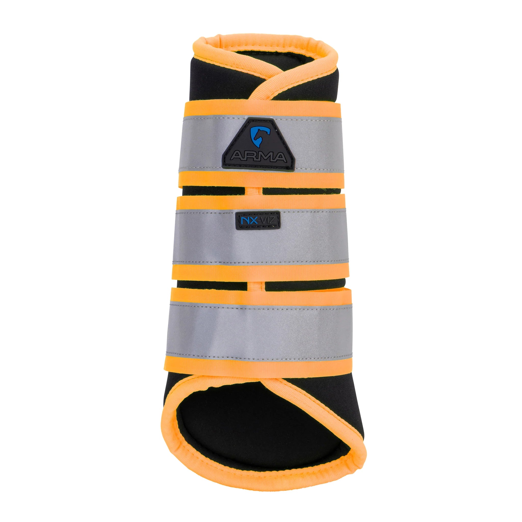 Shires ARMA EQUI-FLECTOR® Brushing Boots, Hi Viz Brushing Boots, 2 Colours