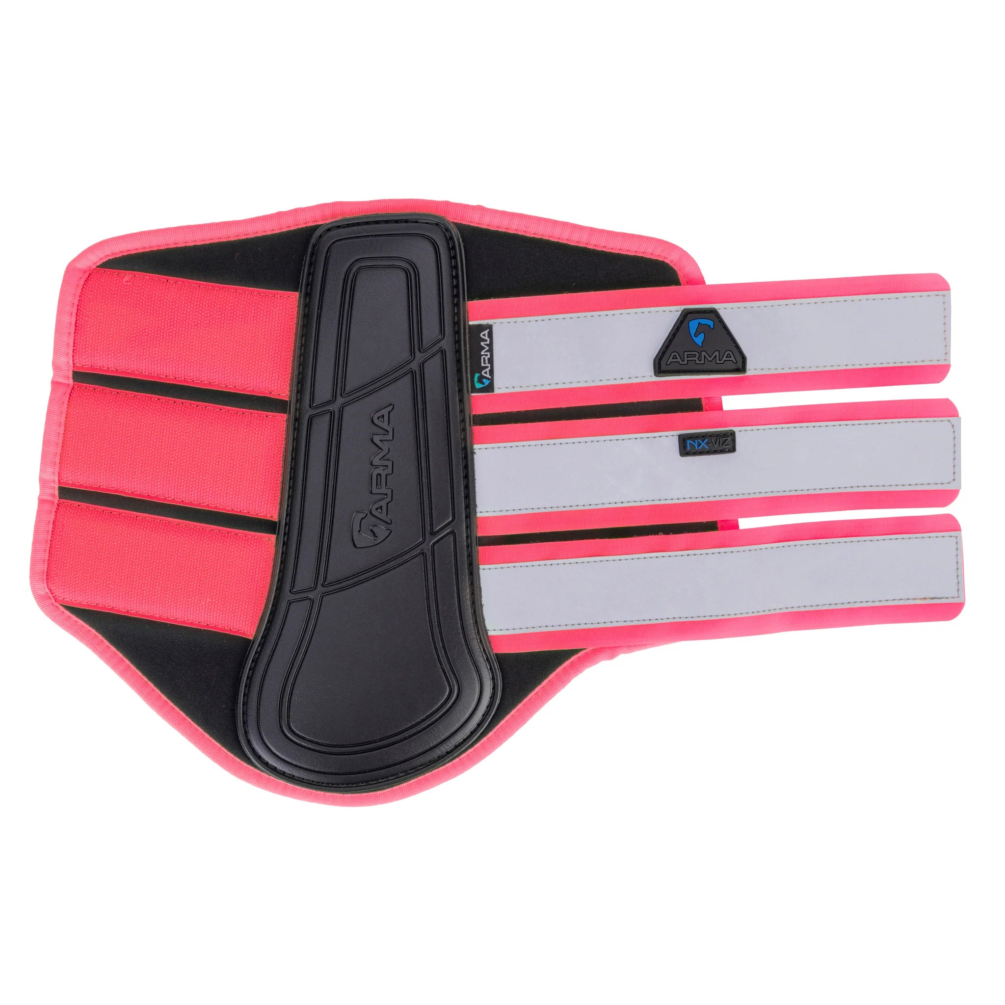 Shires ARMA EQUI-FLECTOR® Brushing Boots, Hi Viz Brushing Boots, 2 Colours