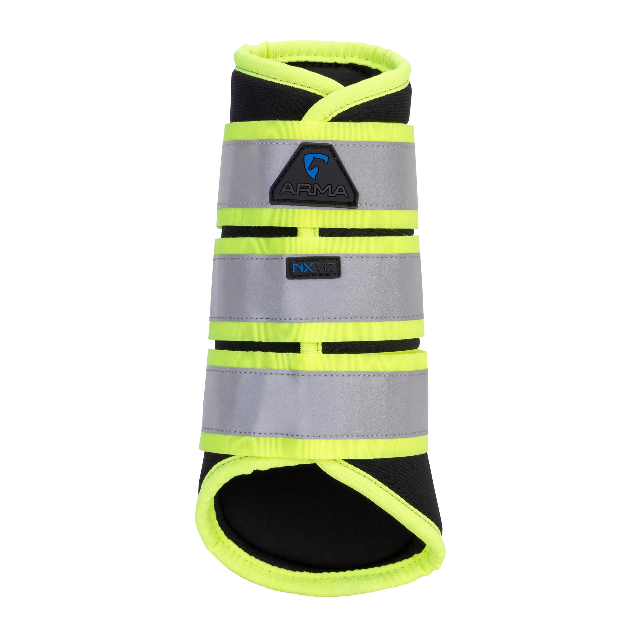 Shires ARMA EQUI-FLECTOR® Brushing Boots, Hi Viz Brushing Boots, 2 Colours