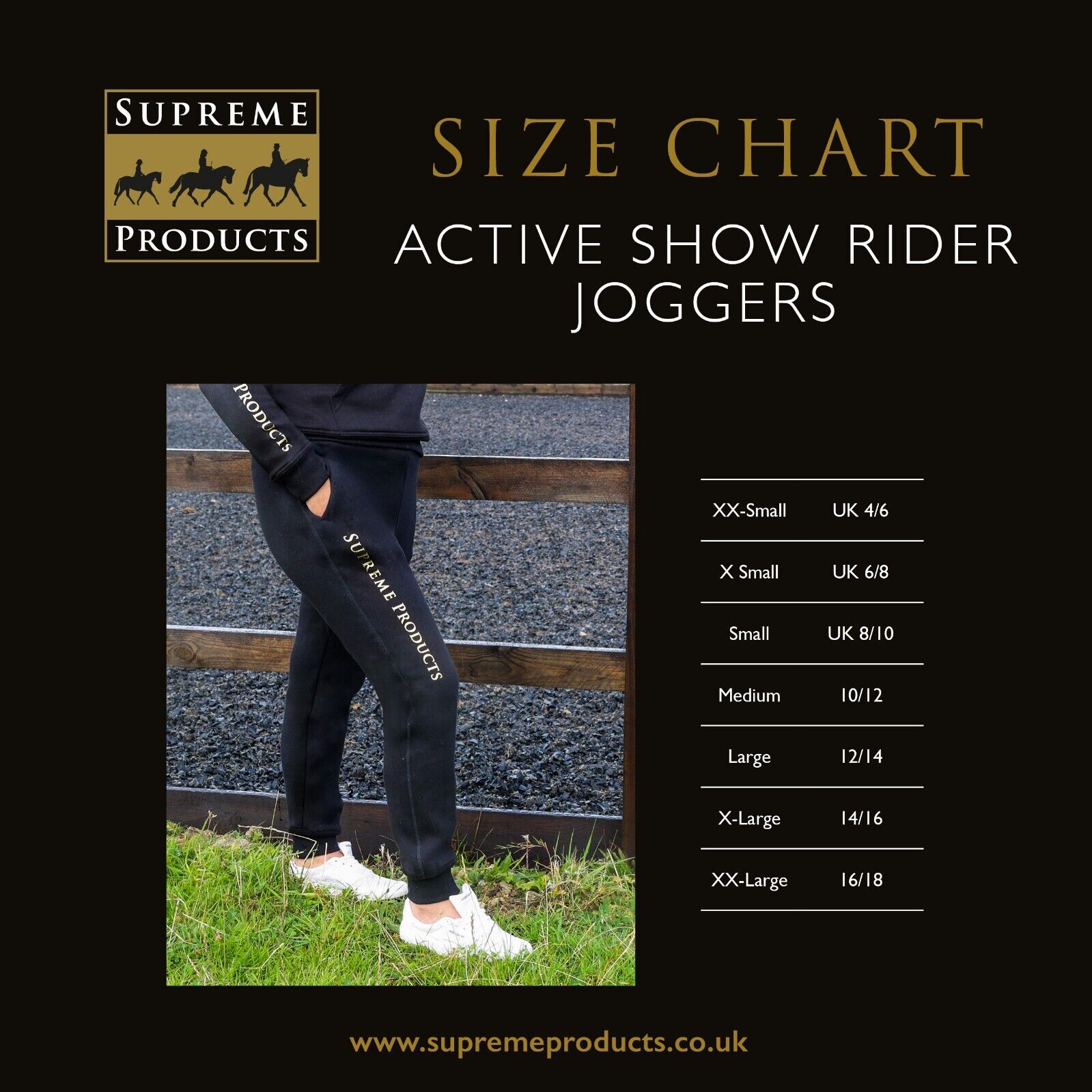 Joggers, Supreme Products Active Show Rider, Athletic Equestrian Adult Joggers