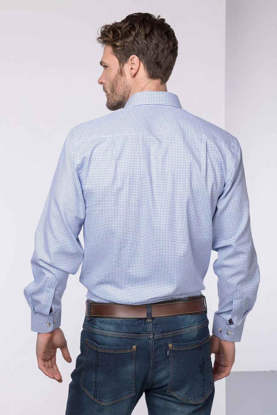 Rydale Men's Checked Long Sleeved Shirts - Wetherby,  XS-4XL