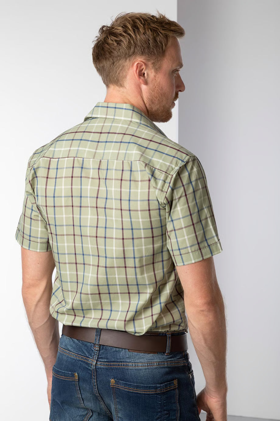 Rydale Men's Short Sleeved Check Shirts,  S-5XL