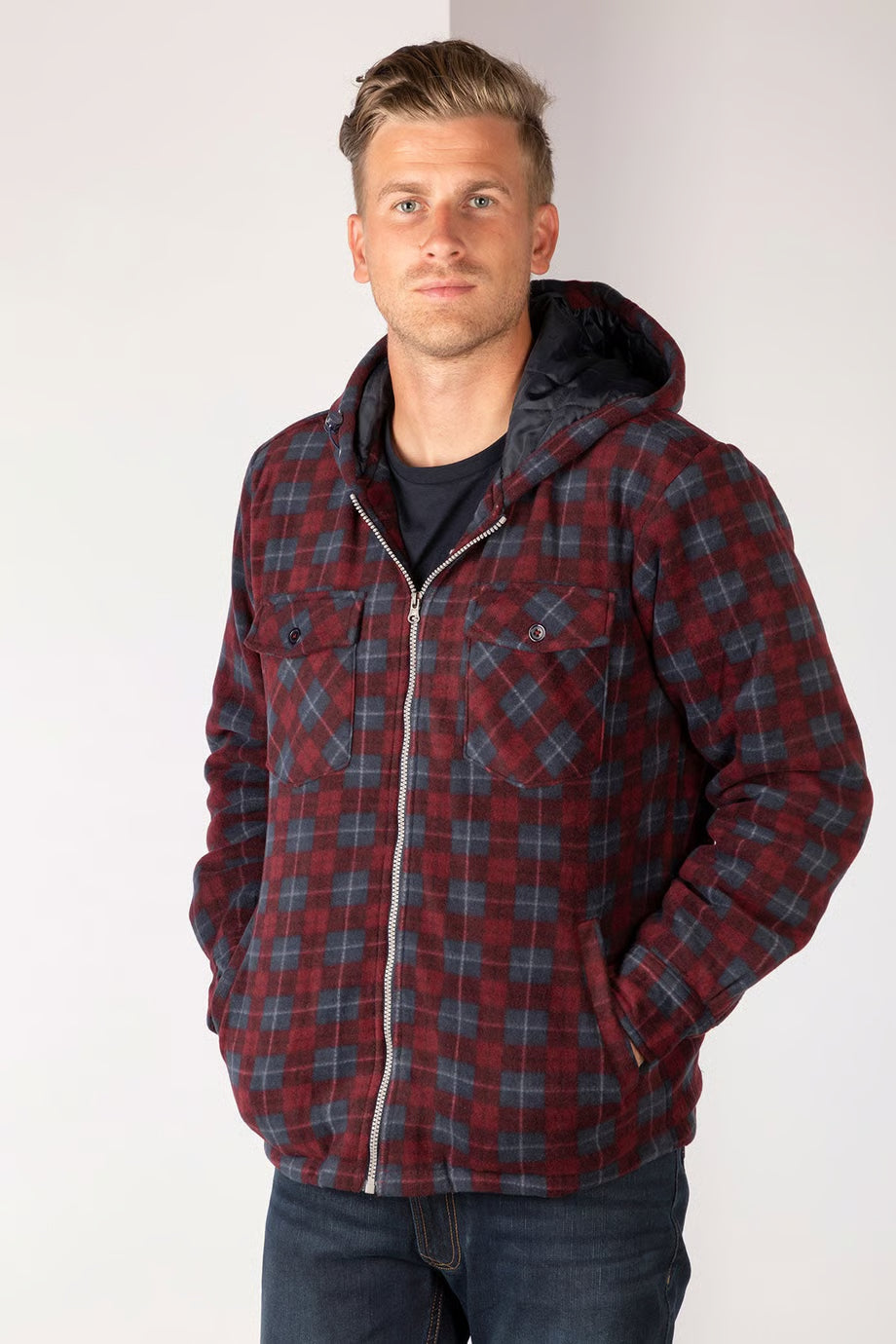 Rydale Men's Hooded Fleece Overshirt - Ulrome,  S-3XL