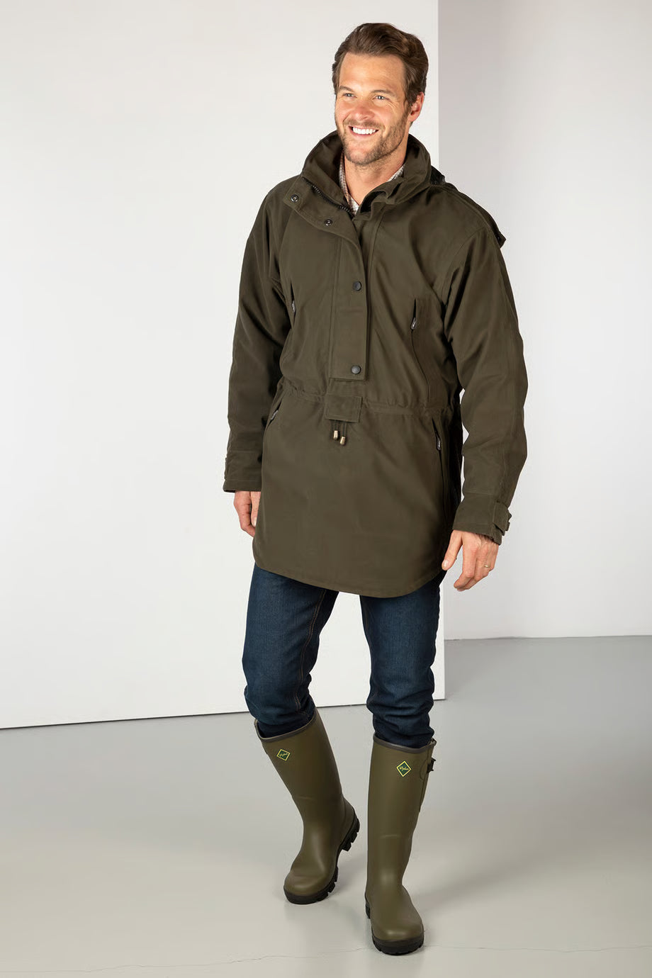 Rydale Men's Long Performance Shooting Smock - Danby, Waterproof, 2 Colours